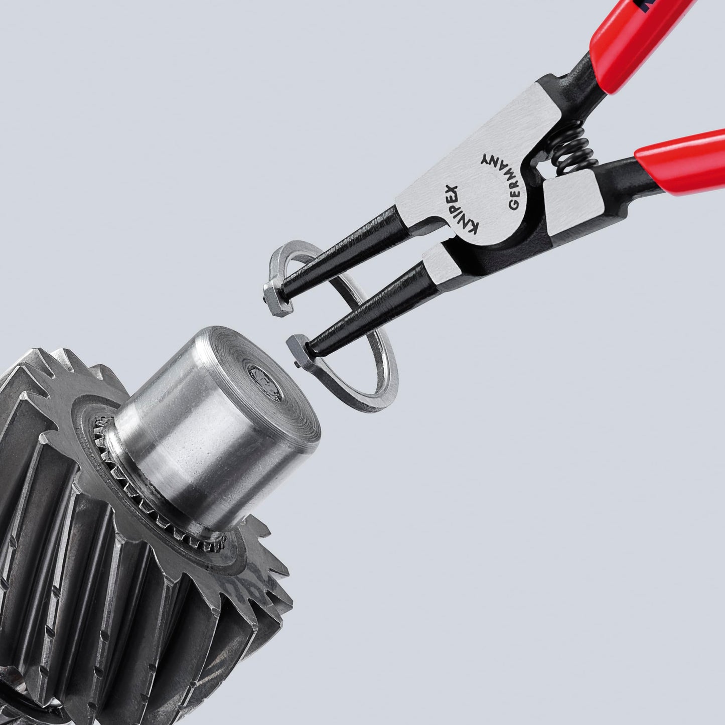 KNIPEX 46 11 A1 Pinza para anillos de retención Para anillos de retención exteriores de ejes acabado pavonado 140 mm