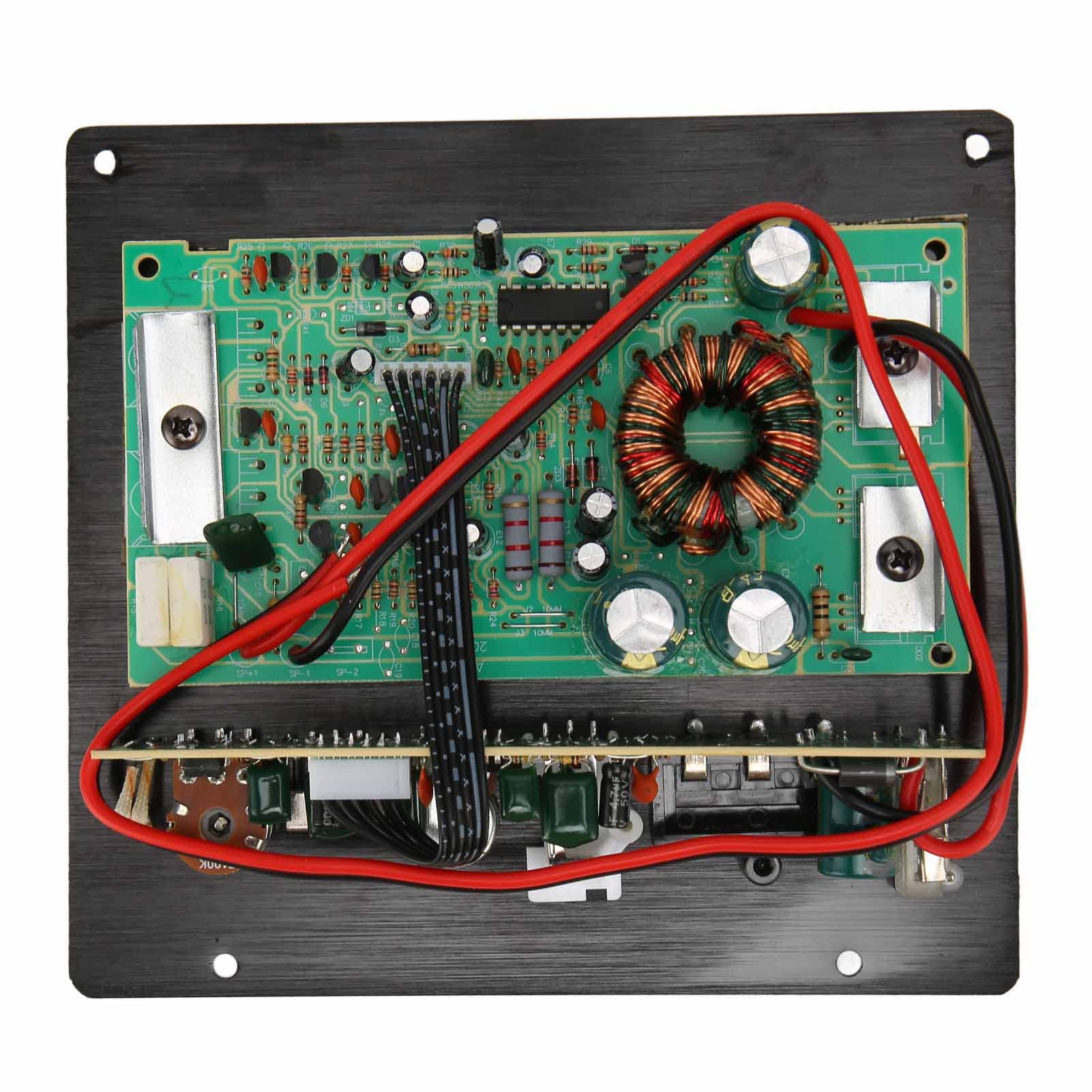 Amplificador de Audio para Coche de Alta Potencia 1000W Placa de Subwoofer Potente de Graves 12V para Woofer 8 a 12 Pulgadas o Altavoces