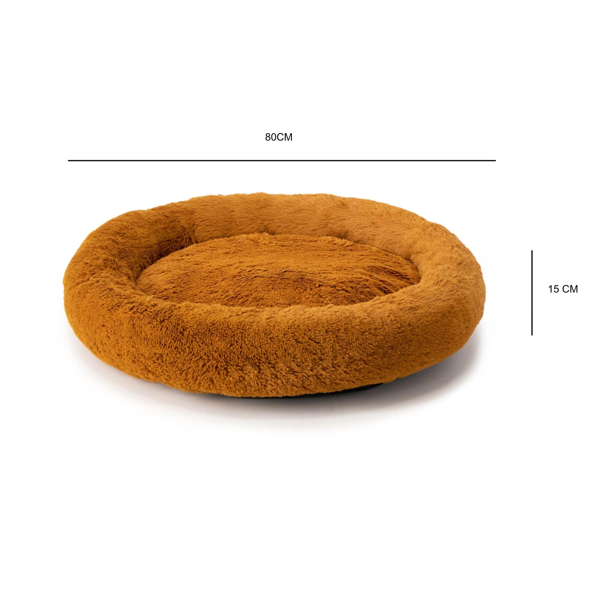 Cama para Perro Hills Beige Tipo Dona Anti Estrés en Talla Grande