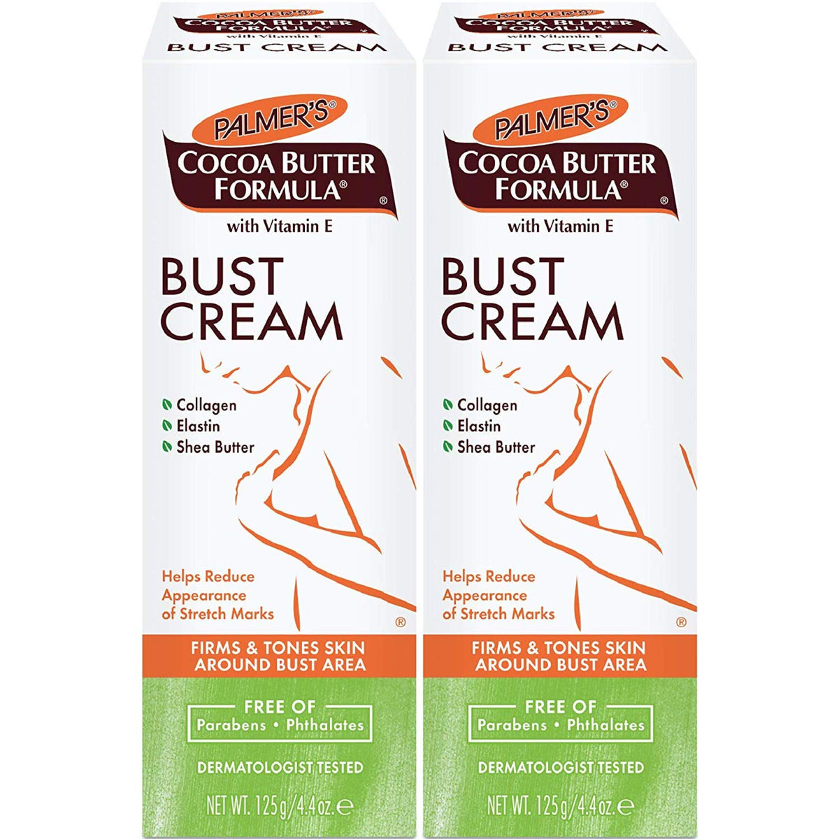 Palmer's Cocoa Butter Formula Bust Cream With Vitamin E , 4.4-Ounce Tubes by Palmer's