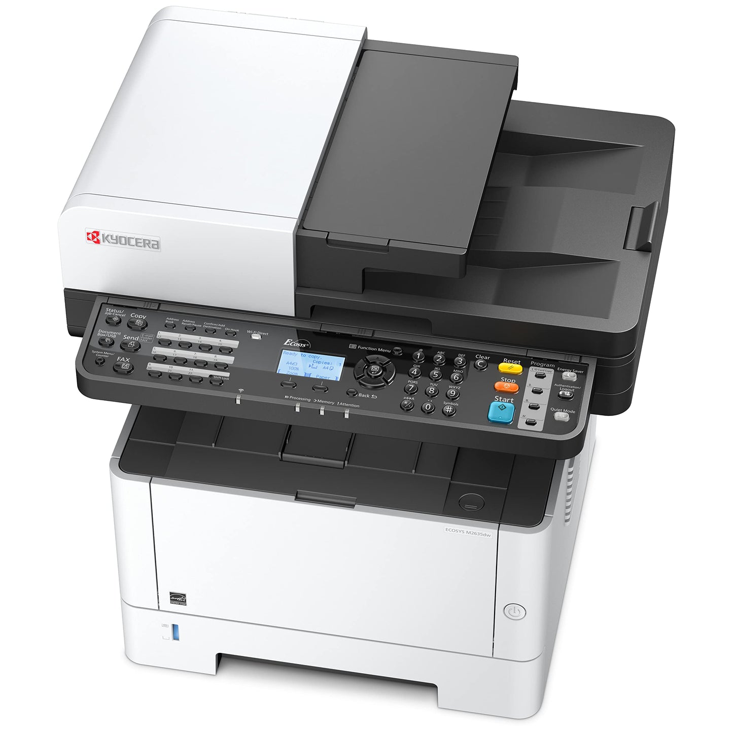 Kyocera IMPKYC340 Multifuncional Monocromático M2635Dw, Laser, 20000 Páginas por Mes, 37 Ppm, 1200 X 1200 dpi, 512 MB