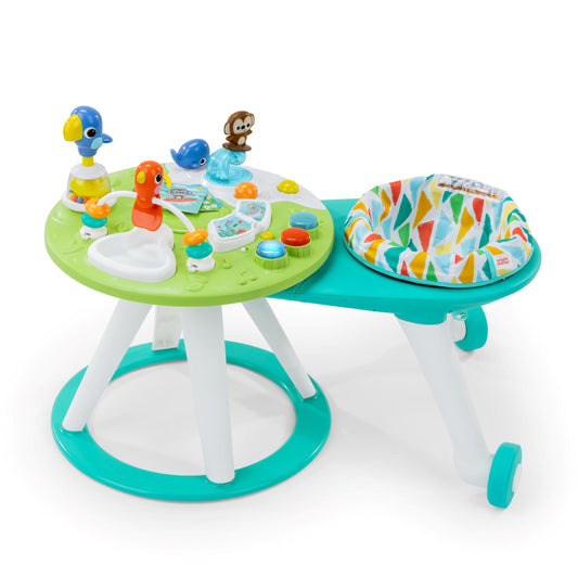 Bright Starts Around We Go - Mesa y centro de actividades 2 en 1 para caminar
