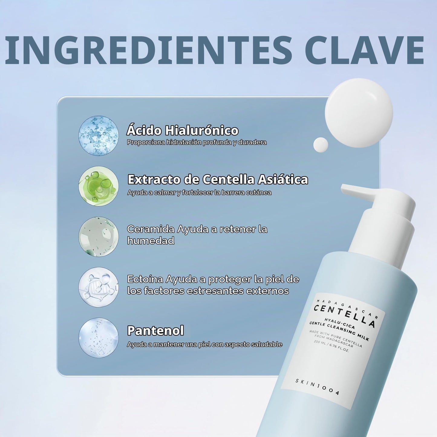 SKIN1004 HYALU - CICA GENTLE CLEANSING MILK