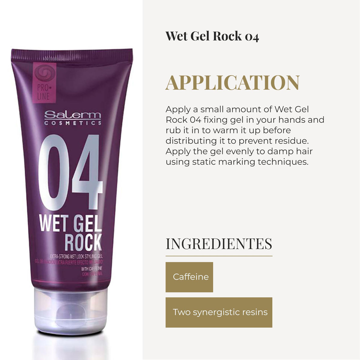 Salerm Proline Wet Gel Rock 04, 6.76 Ounce/200 ml