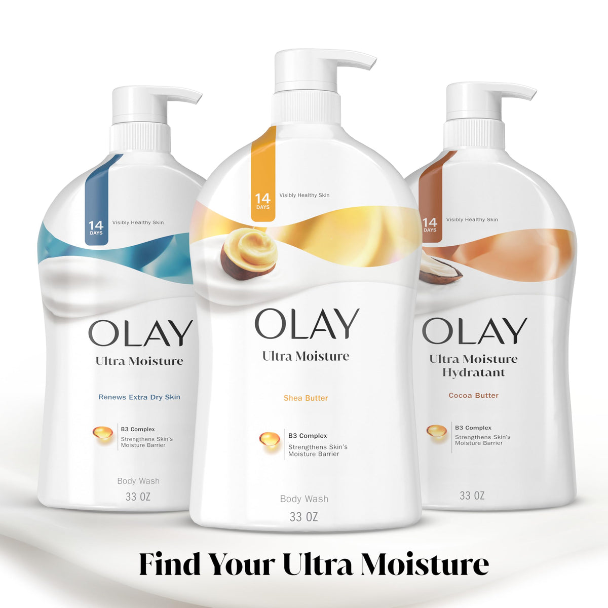 Olay Ultra Moisture Shea Butter Body Wash, 30 Fluid Ounce