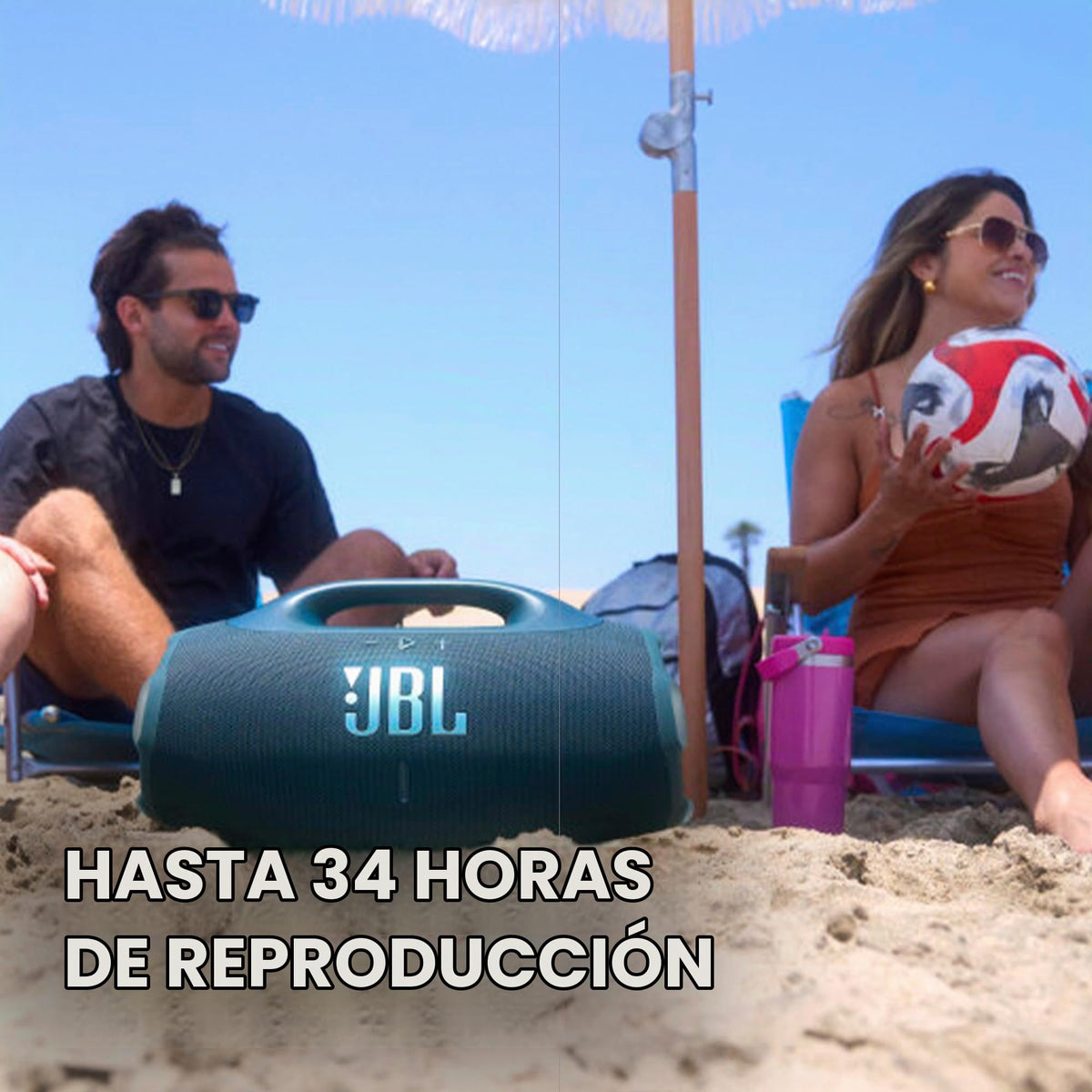 Altavoz Portátil JBL Boombox 4 Negro Impermeable con Sonido Profesional Masivo