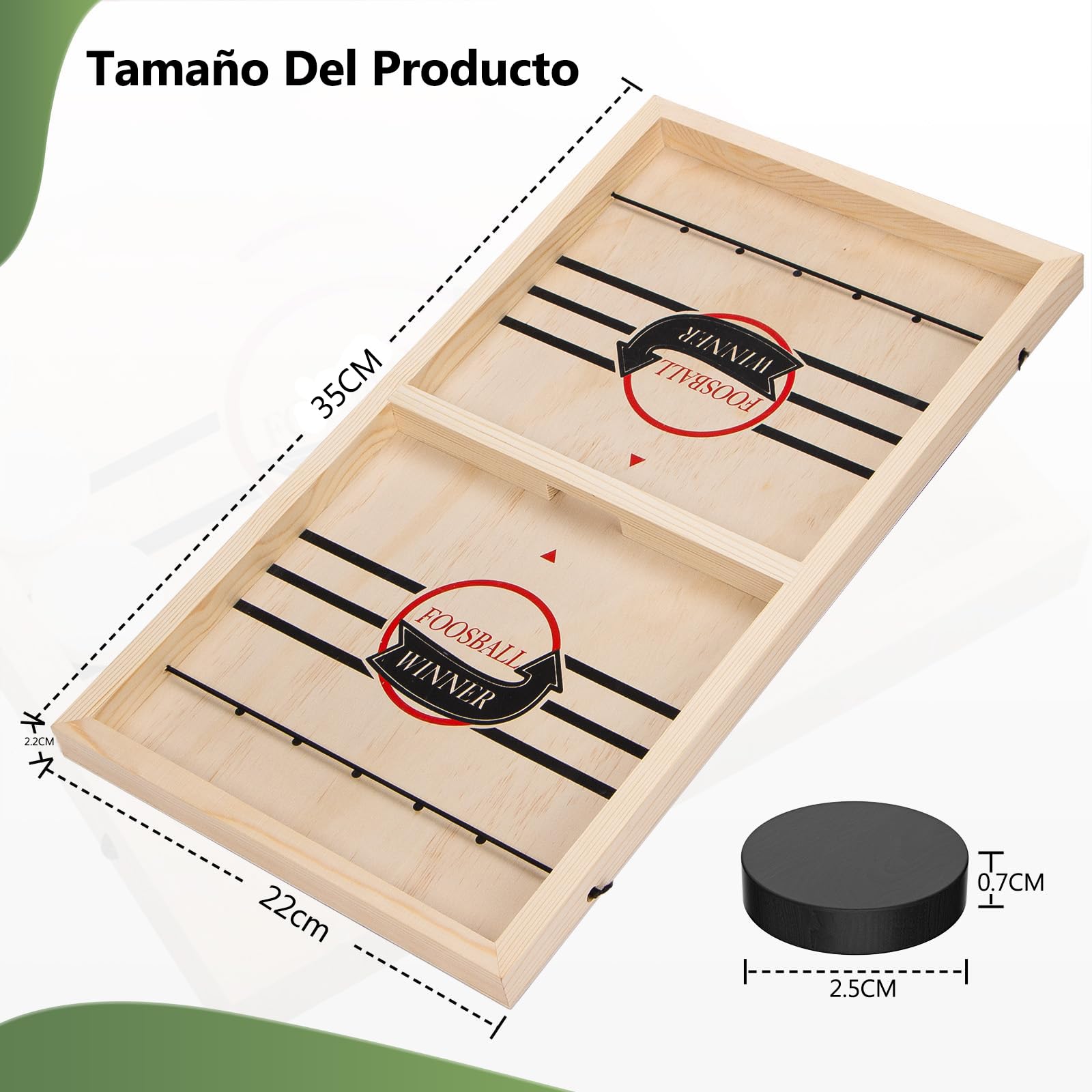 DAMET Fast Sling Puck Game, Fast Sling Puck Juego, Juego de Hockey con Tirachinas, Fast Sling Puck Toy, Desktop Slingshot Board Games Toy, Ajedrez Catapulta Bumper Chess Slingshot Games Toy