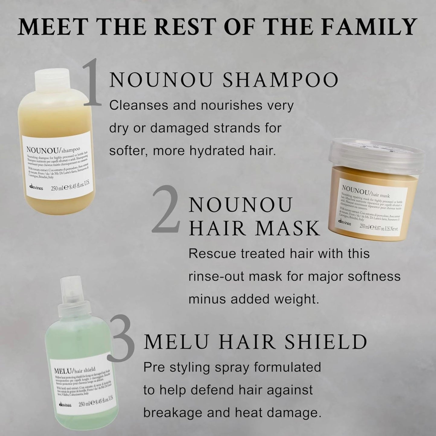 Davines Nounou Acondicionador, 249 ml