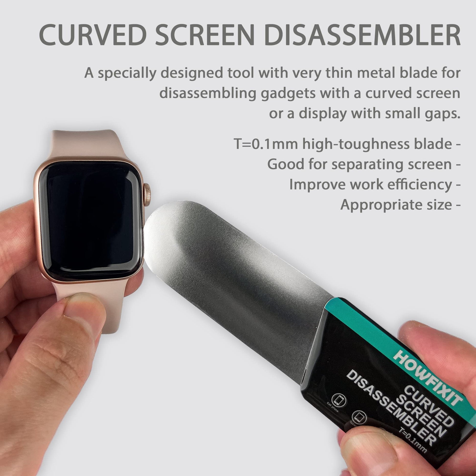 HowFixit - Herramientas de apertura para reparación de aparatos electrónicos, desmonta de forma segura tu teléfono celular, reloj inteligente, cámara, drone, portátil, tablet