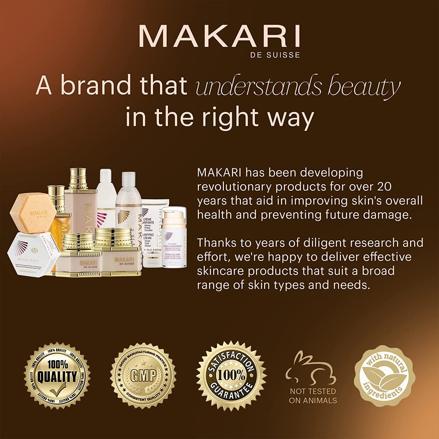 Makari Classic Luxurious Lightening Exfoliating Body Wash 17 fl.oz â€" Face & Body Cleanser With Mulberry Root Extract & Exfoliating Micro Crystals â€" Whitening Treatment for Dark Spots & Acne Scars