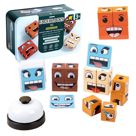 IRUEJFSR-Juegos de Mesa Familiares, 80 Combinaciones de Expresiones con Verdad o Reto, Adecuado para reuniones y interacciones familias, Amigos y niños