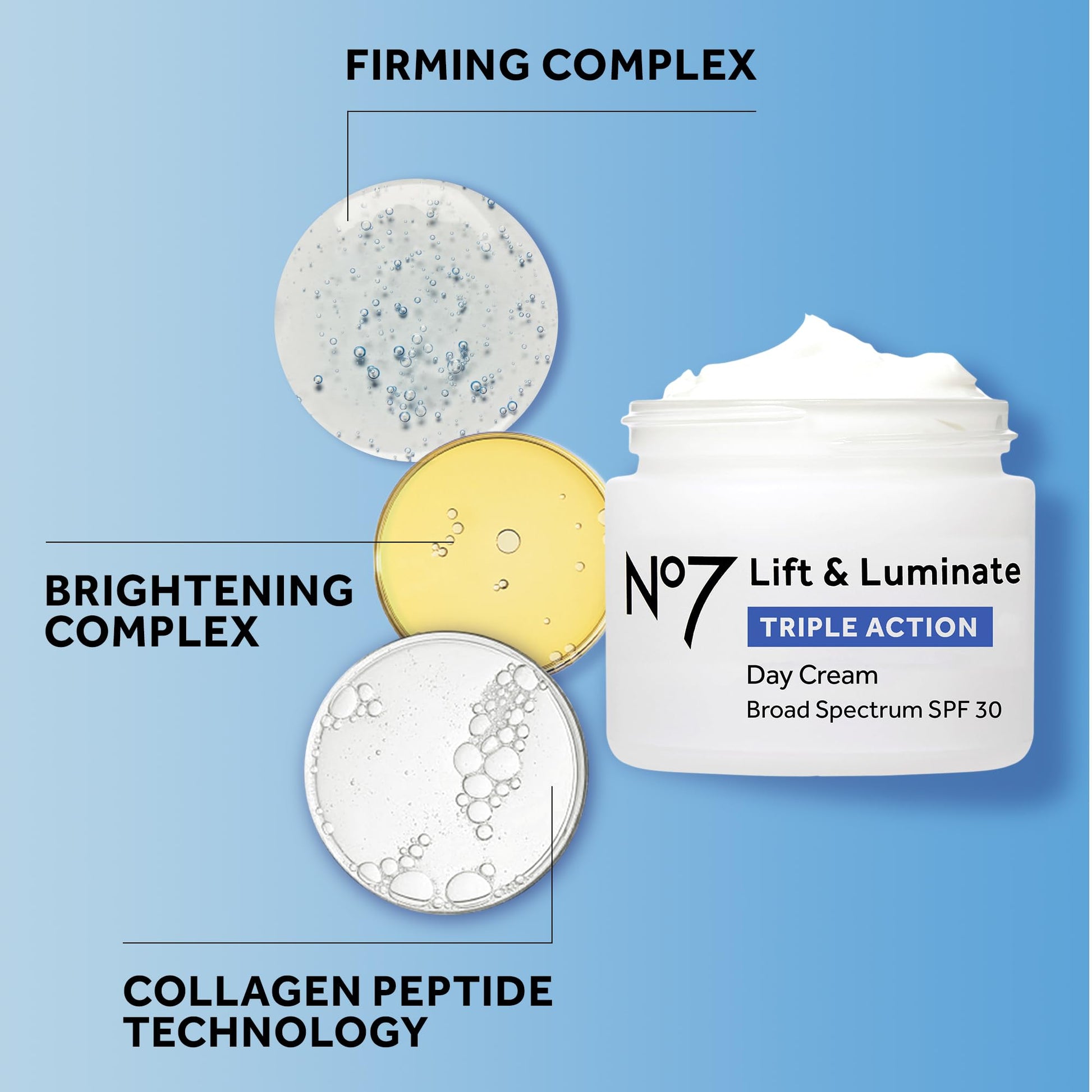 No7 Lift & Luminate Triple Action Day Cream SPF30 50ml
