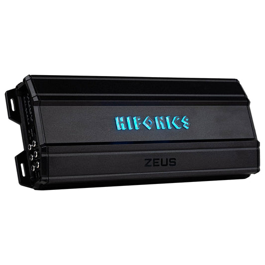 Hifonics Zeus Delta ZD-1750.5D - Amplificador de audio para coche compacto de 5 canales niquelado con función de encendido automático, color negro