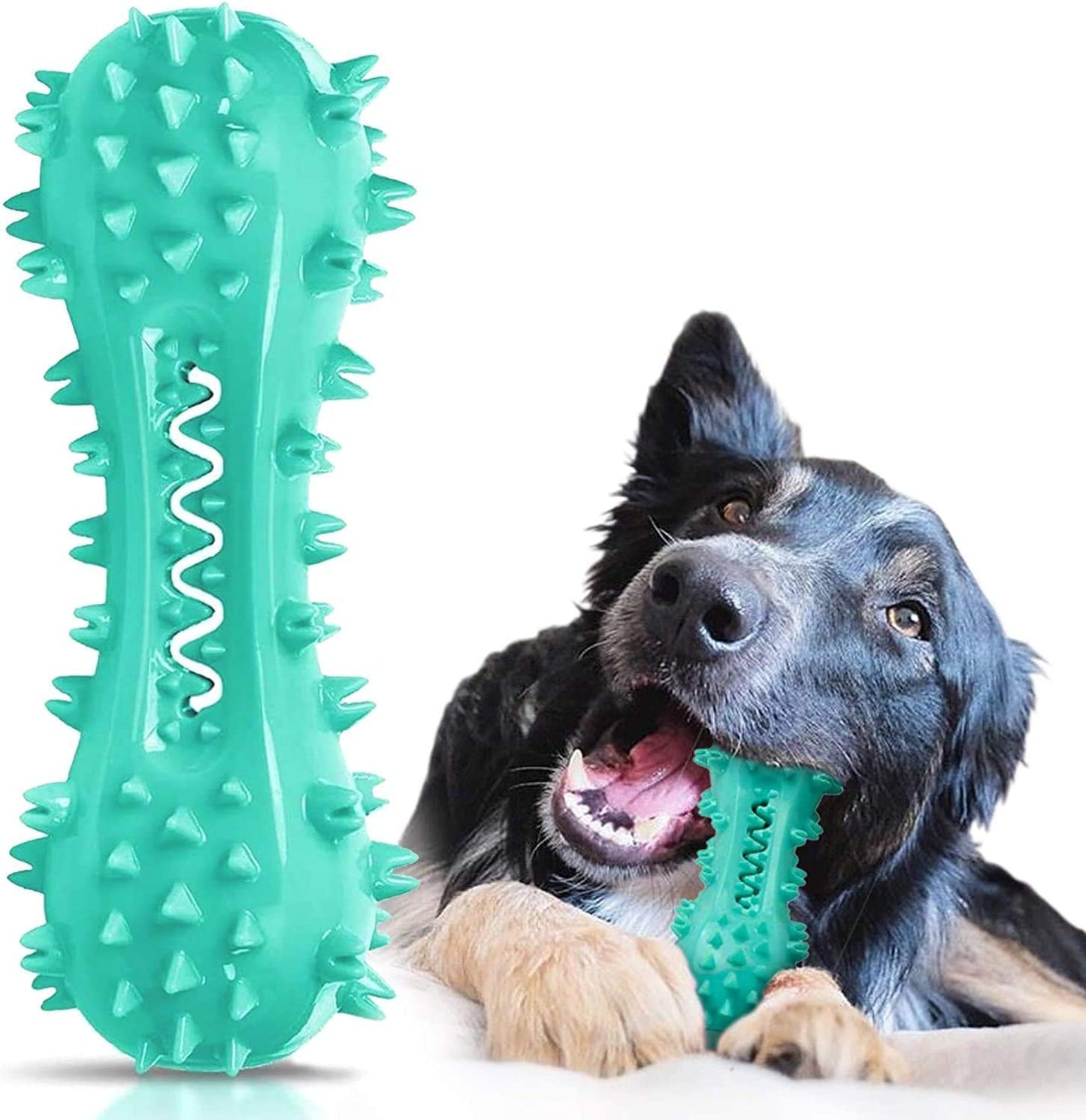 CERISURIO Cepillo De Dientes para Perros, Hueso De Palo para Limpiar Los Dientes del Perro, Cepillarse Los Dientes, Juguetes para Masticar La Dentición, Cuidado Bucal Dental para Perros Pequ