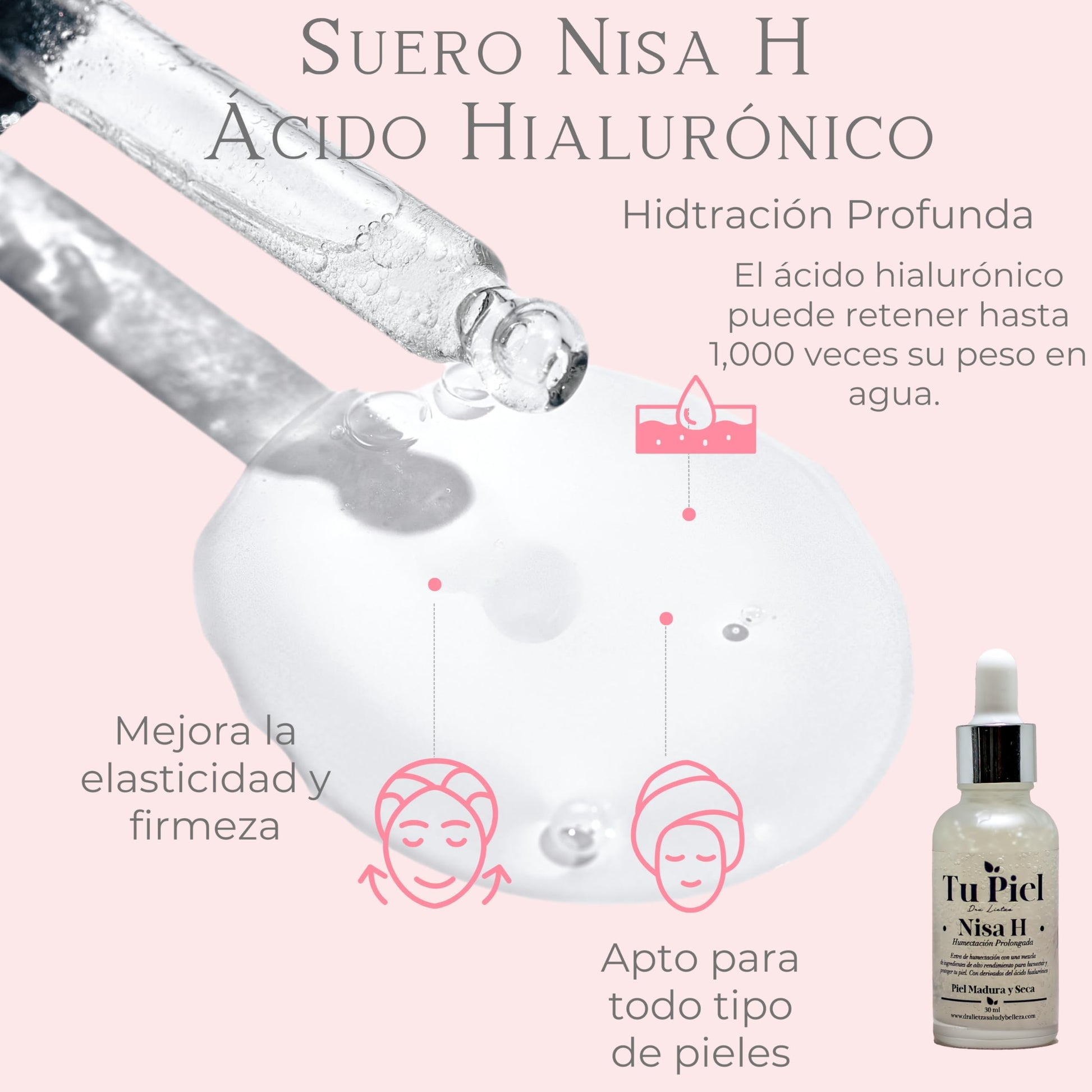 Kit para manchas faciales con crema despigmentante con 2% de hidroquinona, suero de vitamina C, suero de niacinamida, suero de ácido hialurónico, crema de día y limpiador facial | Tu Piel Dra Lietza |