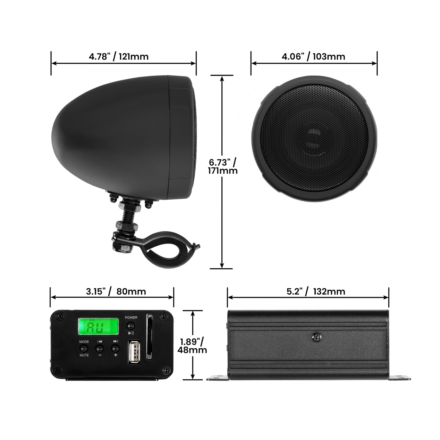 Boss Audio MCBK520B Speaker System