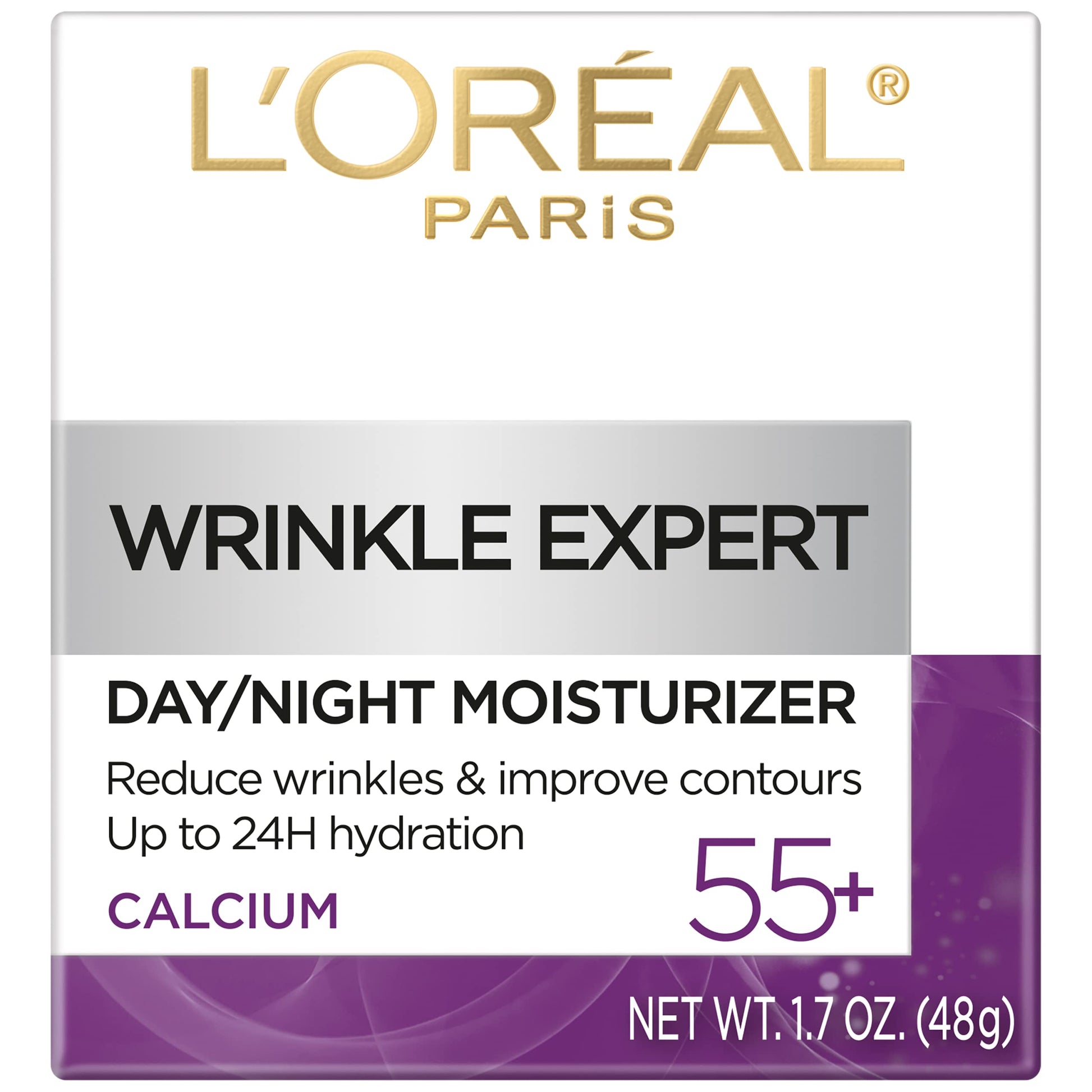 L'Oreal Paris Wrinkle Expert 55+ Anti-Wrinkle Smoothing Calcium Face Moisturizer