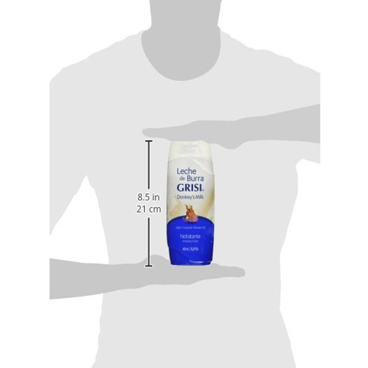 Leche De Burra Grisi Donkey's Milk Shower Gel Hidratante 15.2fl, Oz by Grisi