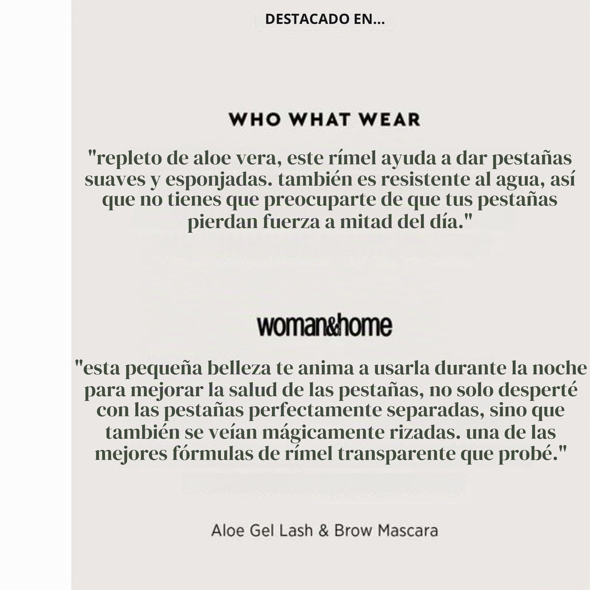 Ere Perez Mascara con Sábila en Gel Clear, 10 ml