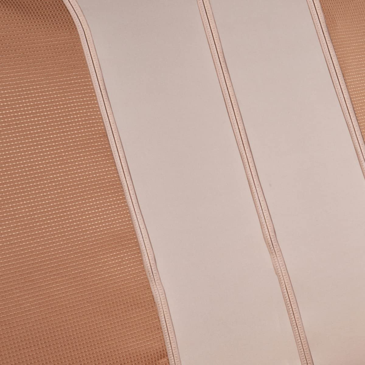 Flying Banner Car Seat Covers Full Set Universal fit Most Car,Truck,SUV and Van Comfortable Airbag Compatible Jacquard & Polyester (Beige Beige, Full Set - Low Back)