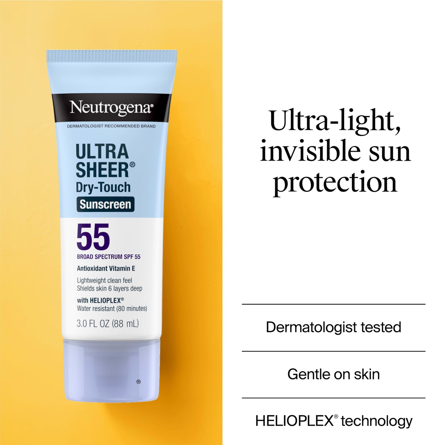 Bloqueador Neutrogena Ultra Sheer FPS 50+ 88ml