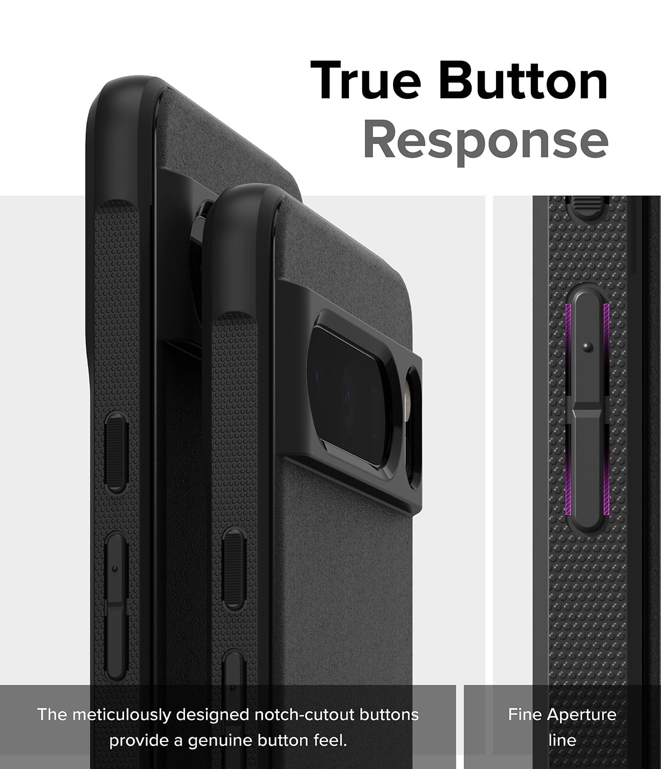 Funda Ringke Onyx Google Pixel 8 Pro 5G Negra Antideslizante con Protección Adicional