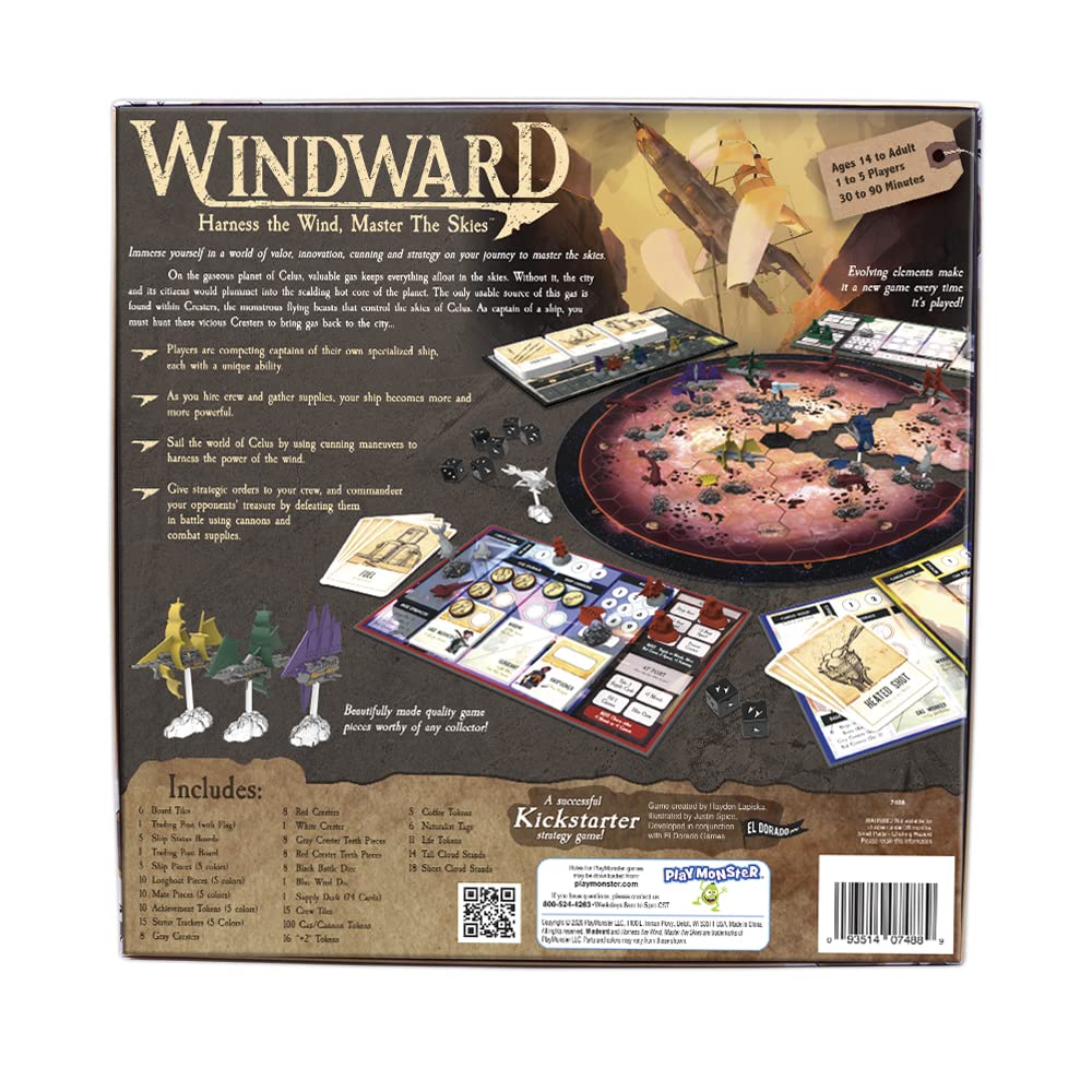 Juego de Mesa de Estrategia Rfish Windward para 1 a 5 Jugadores