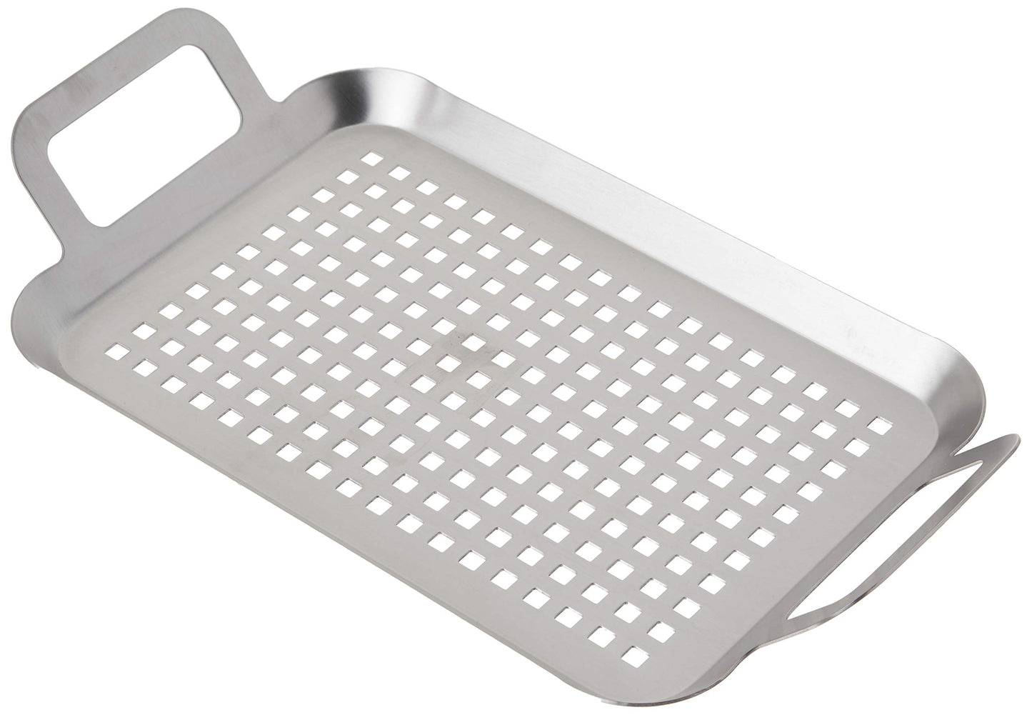 Sartén de TableCraft de acero inoxidable 13.5 pulgadas con asas para Barbacoas y Parrillas