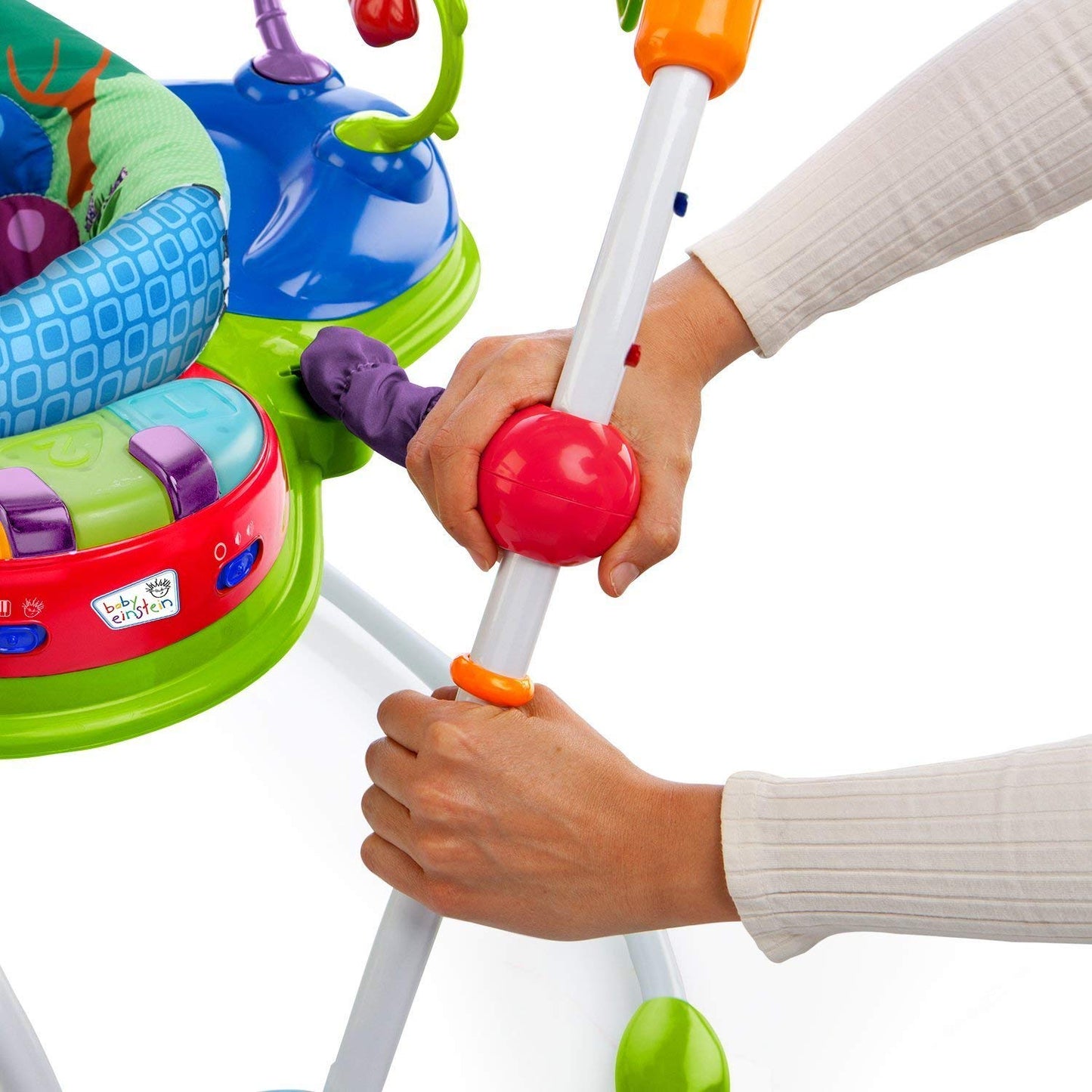 Baby Einstein 60184 Neighborhood Friends Special Edition - Saltador Musical de Actividades para Niños Mayaores de 6 Meses y un Peso de Hasta 11.34 kg (25 lb), Unisex, Multicolor, 30.5" x 33" x 29