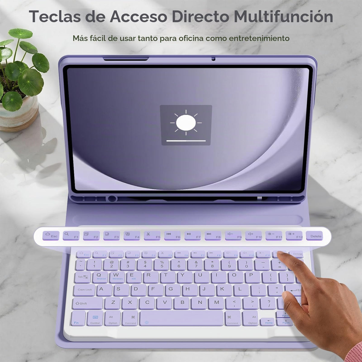 Funda de Teclado Samsung Galaxy Tab A9 Plus A11 Plus 11 Pulgadas 2023 2025