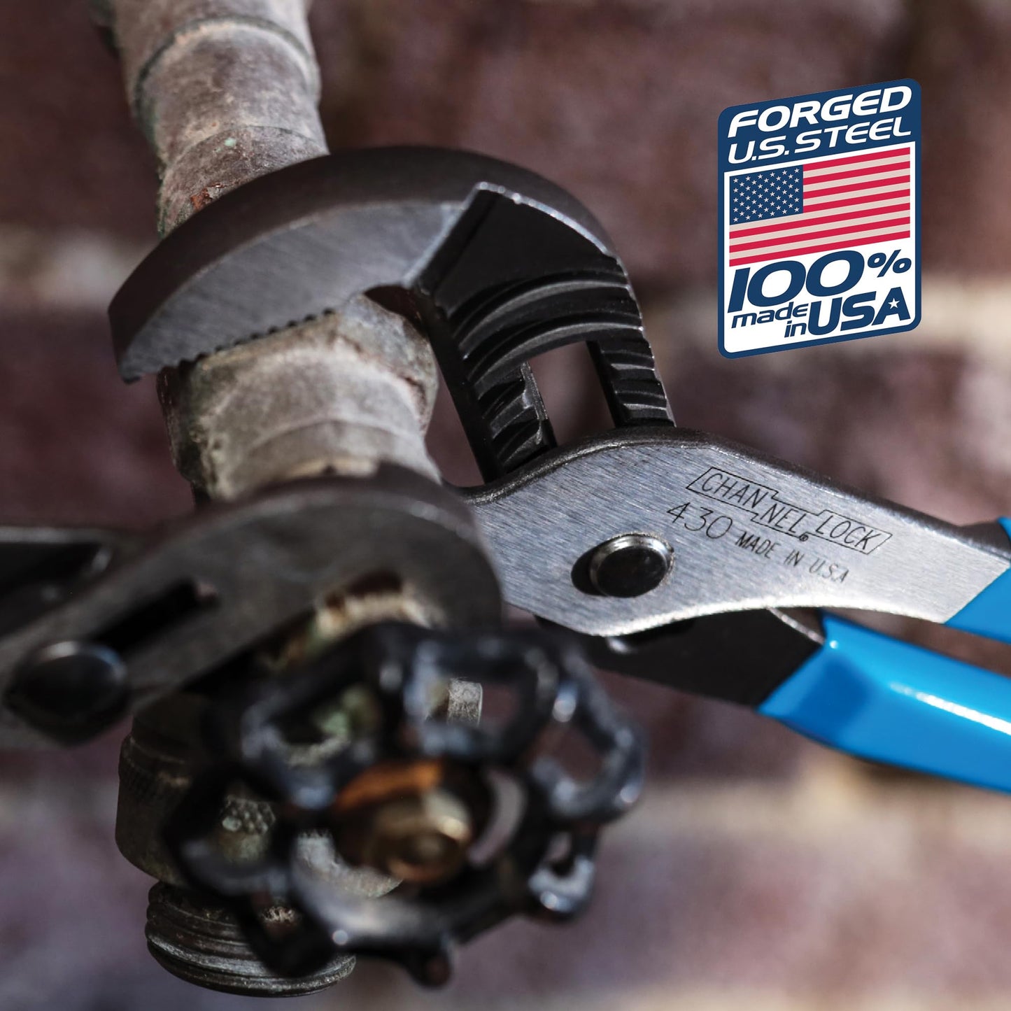Channellock 430 Pinza de Extensión Mordaza Recta de 10"