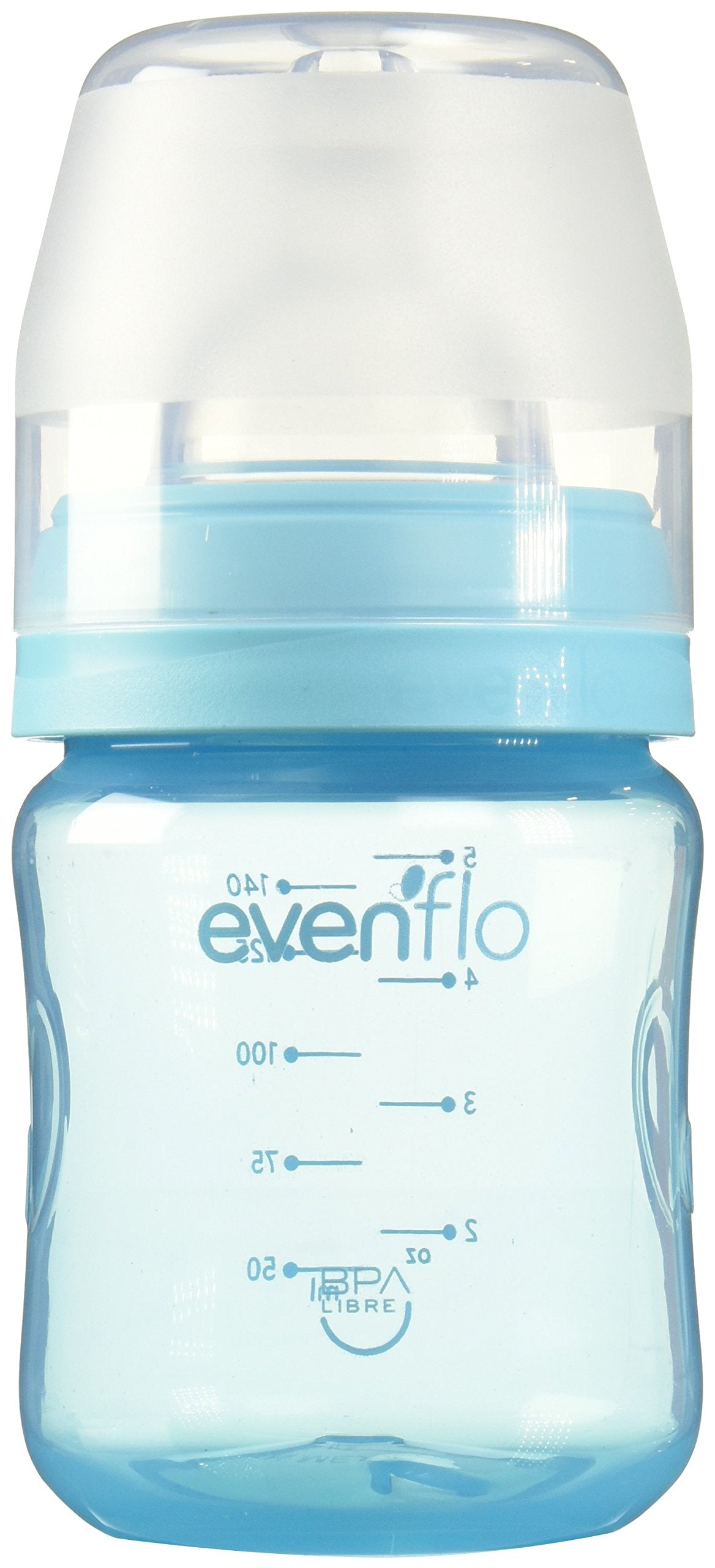 Biberón Evenflo K Clark Azul Cuello Ancho 5 Oz