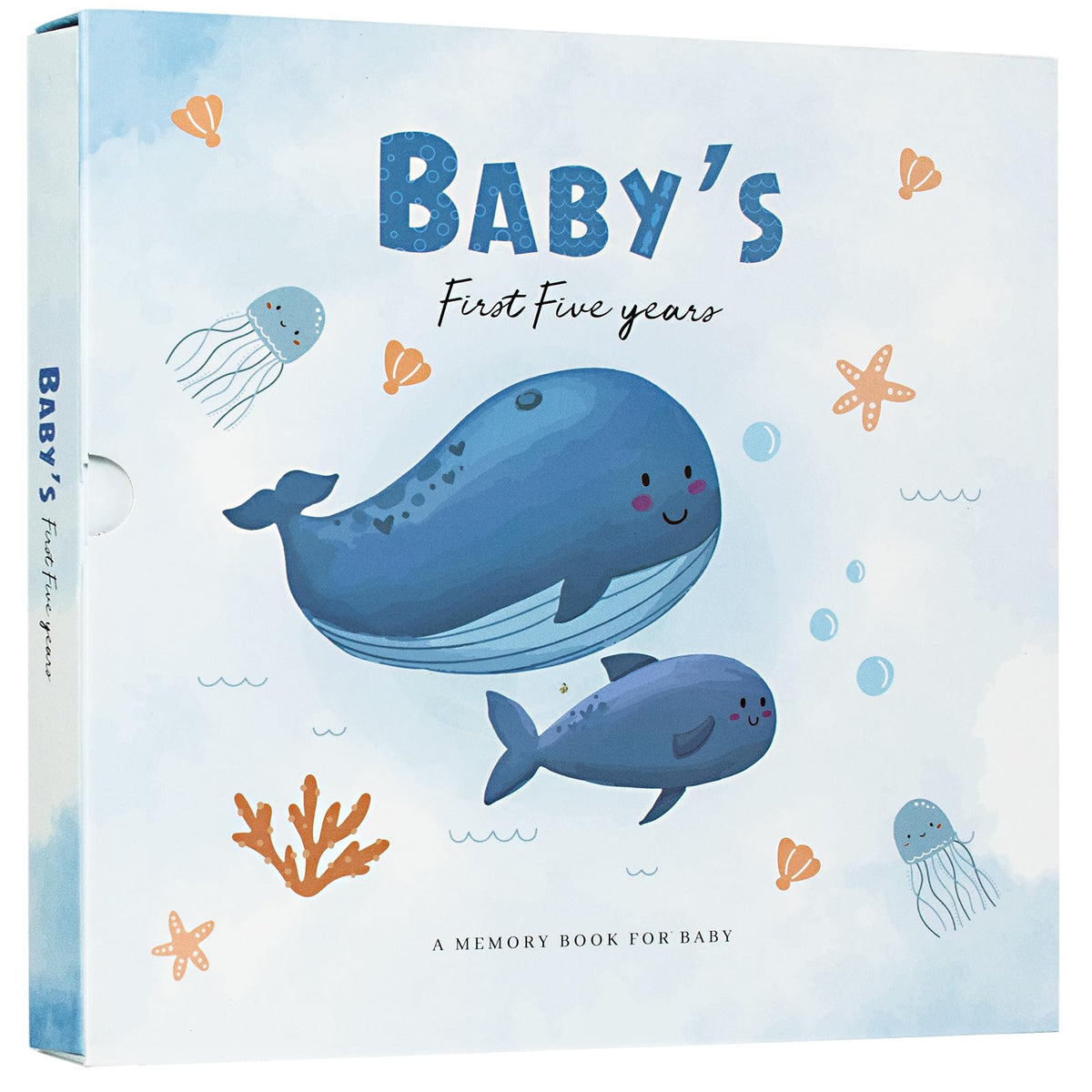 Álbum de Recuerdos para Bebé Intemporal de Hitos de los Primeros 5 Años para Niños y Niñas