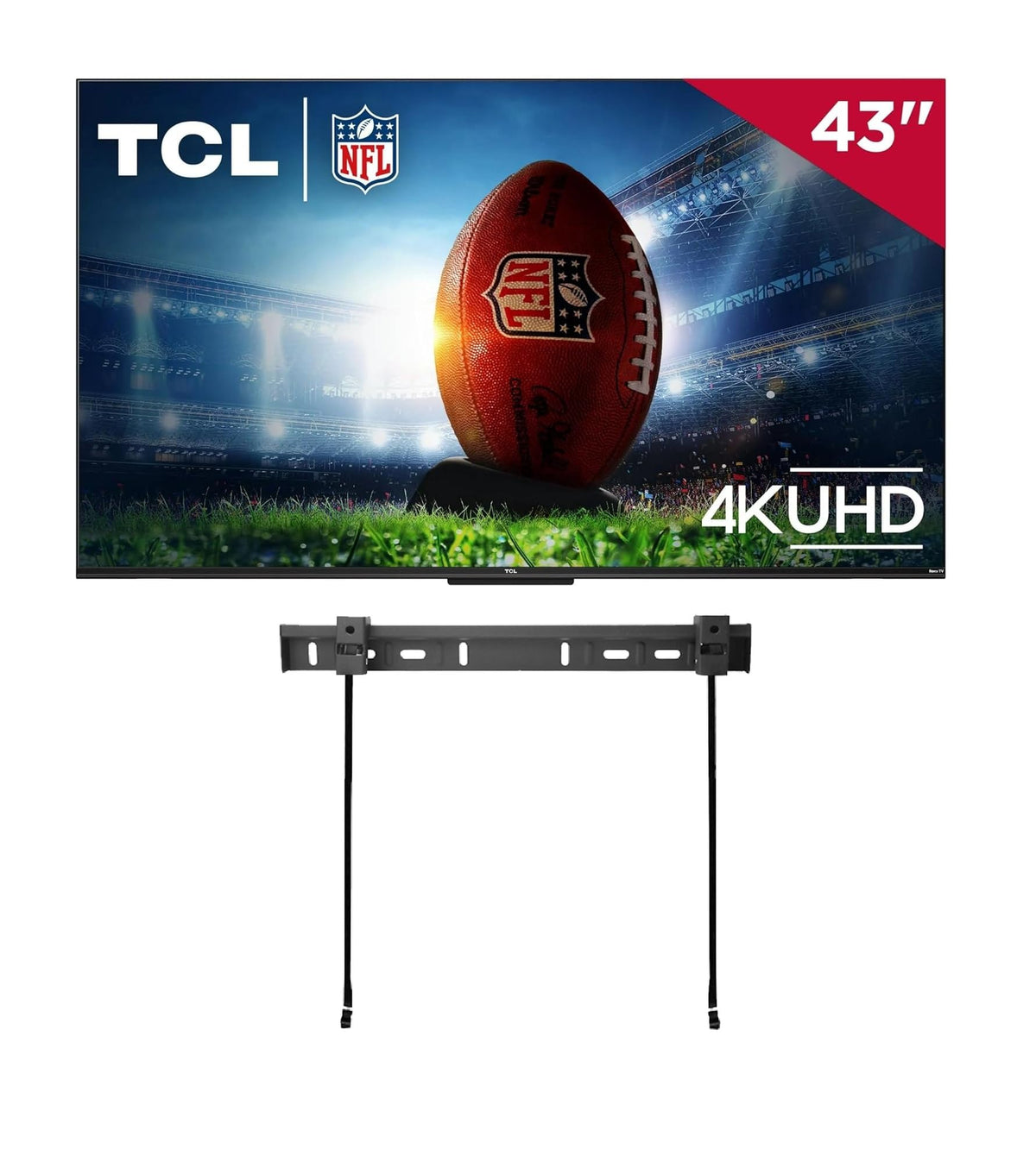 Televisión TCL 43 Pulgadas 4K UHD LED HDR Smart TV con Modo de Juego para Alexa y Asistente Google (Reacondicionado)