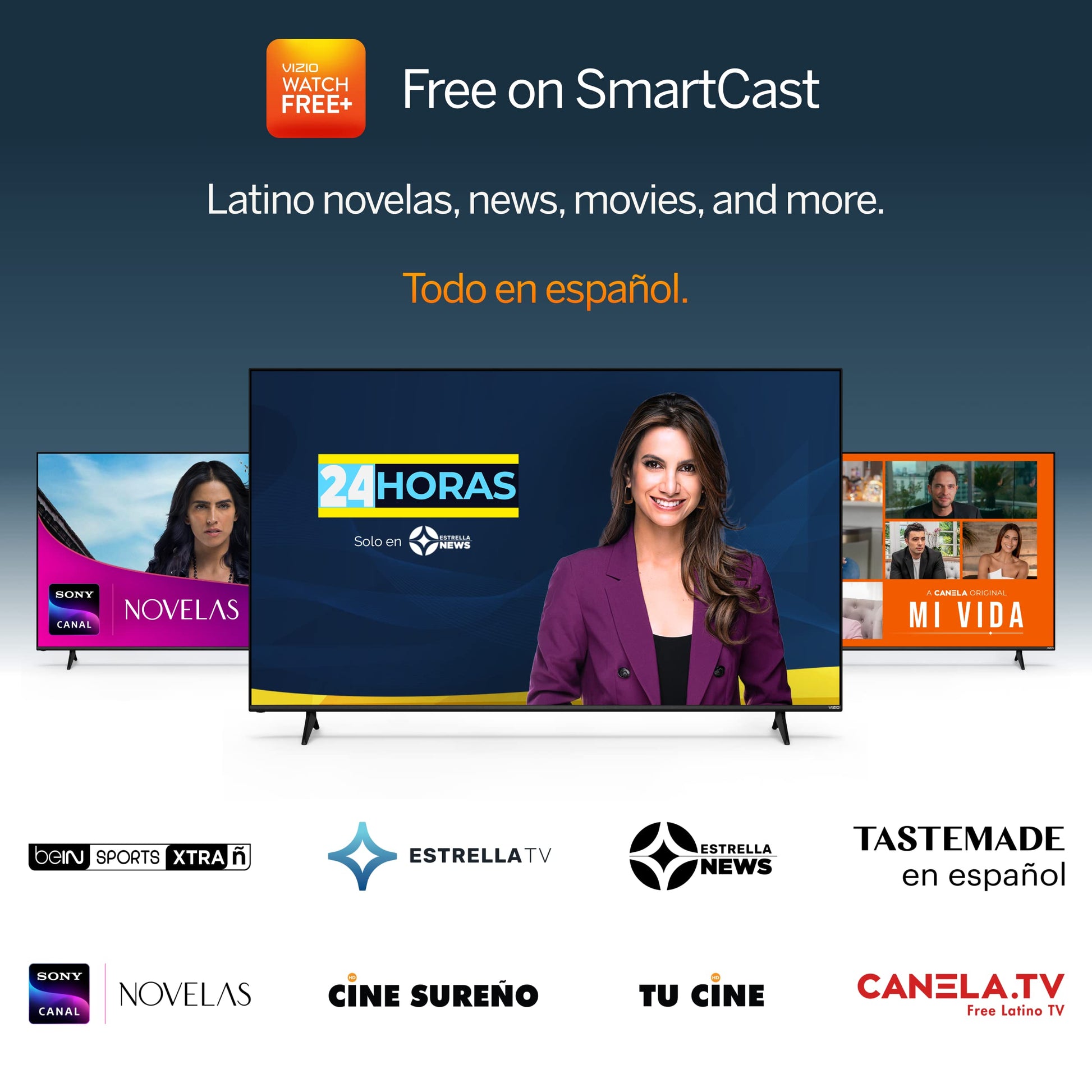 Smart TV VIZIO D 24 Pulgadas 720p Apple AirPlay Chromecast Alexa Integrado Modelo 2021