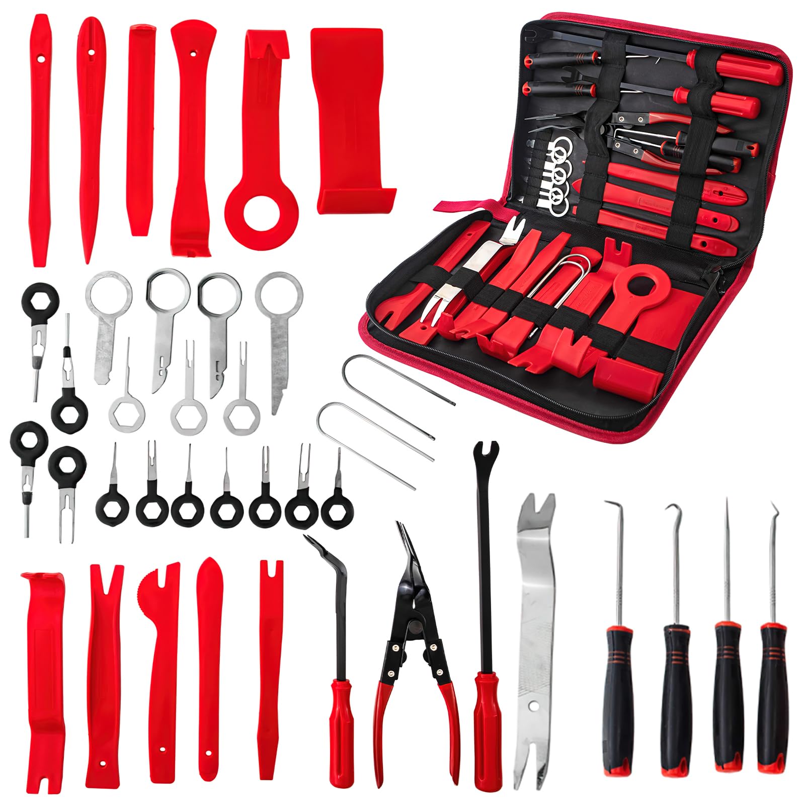 Herramientas de Extracción SHANDABULIU Interiores Automóviles Kit de 40 Piezas