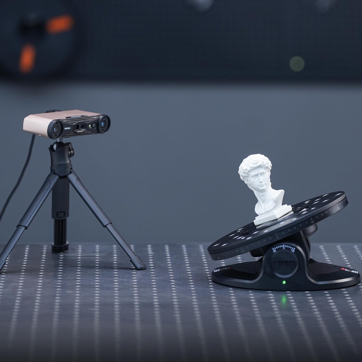 Revopoint Tocadiscos de doble eje para escaneo 3D, compatible con todos los escáneres 3D de Revopoint