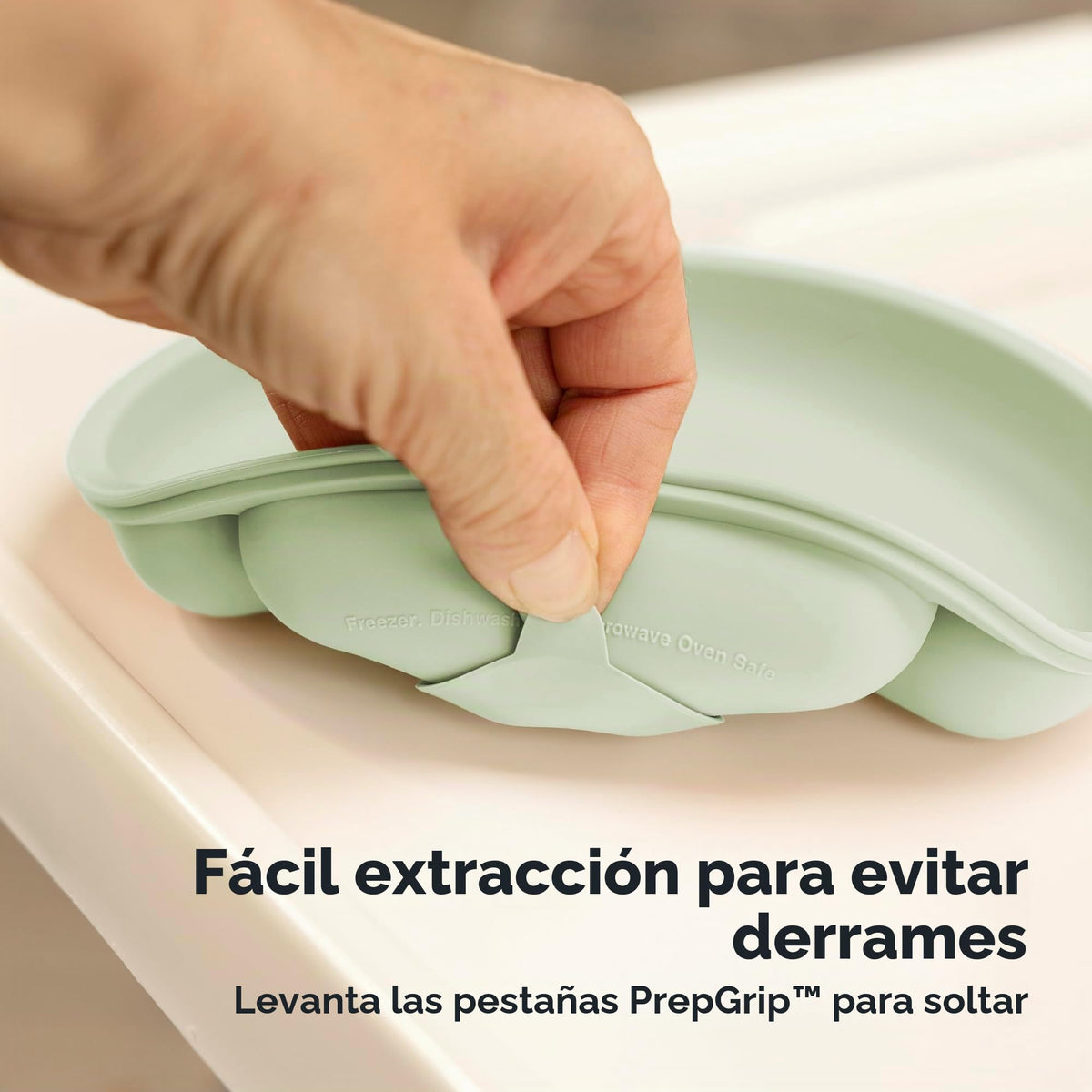 KeaBabys Placas de succión con tapa para bebé, paquete de 3 placas de succión 100% de silicona para bebés, niños, placas para bebés con succión, tapa, sin BPA, microondas (Amaze)
