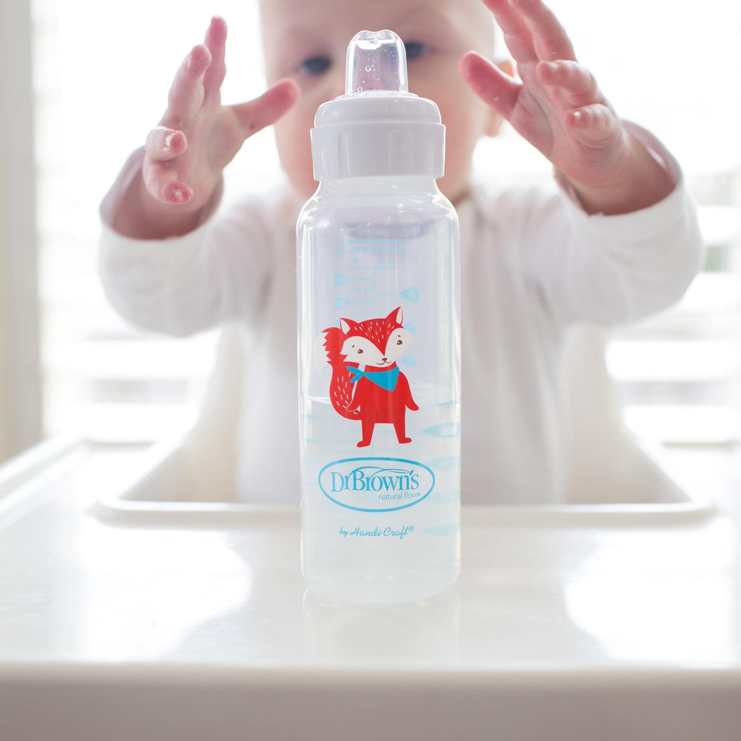 Biberón Sippy Spout Dr. Brown's Zorro 8 Ounce para Bebé