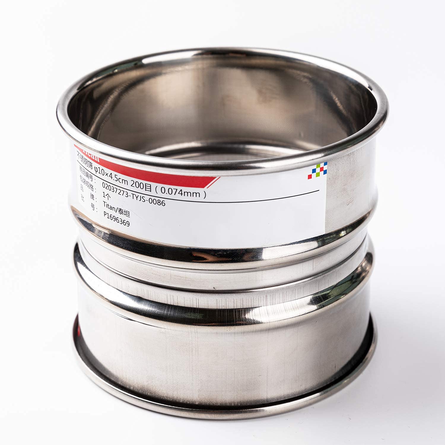 Tamiz de Laboratorio Adamas-Beta Acero Inoxidable 200 Mesh φ10×4.5cm