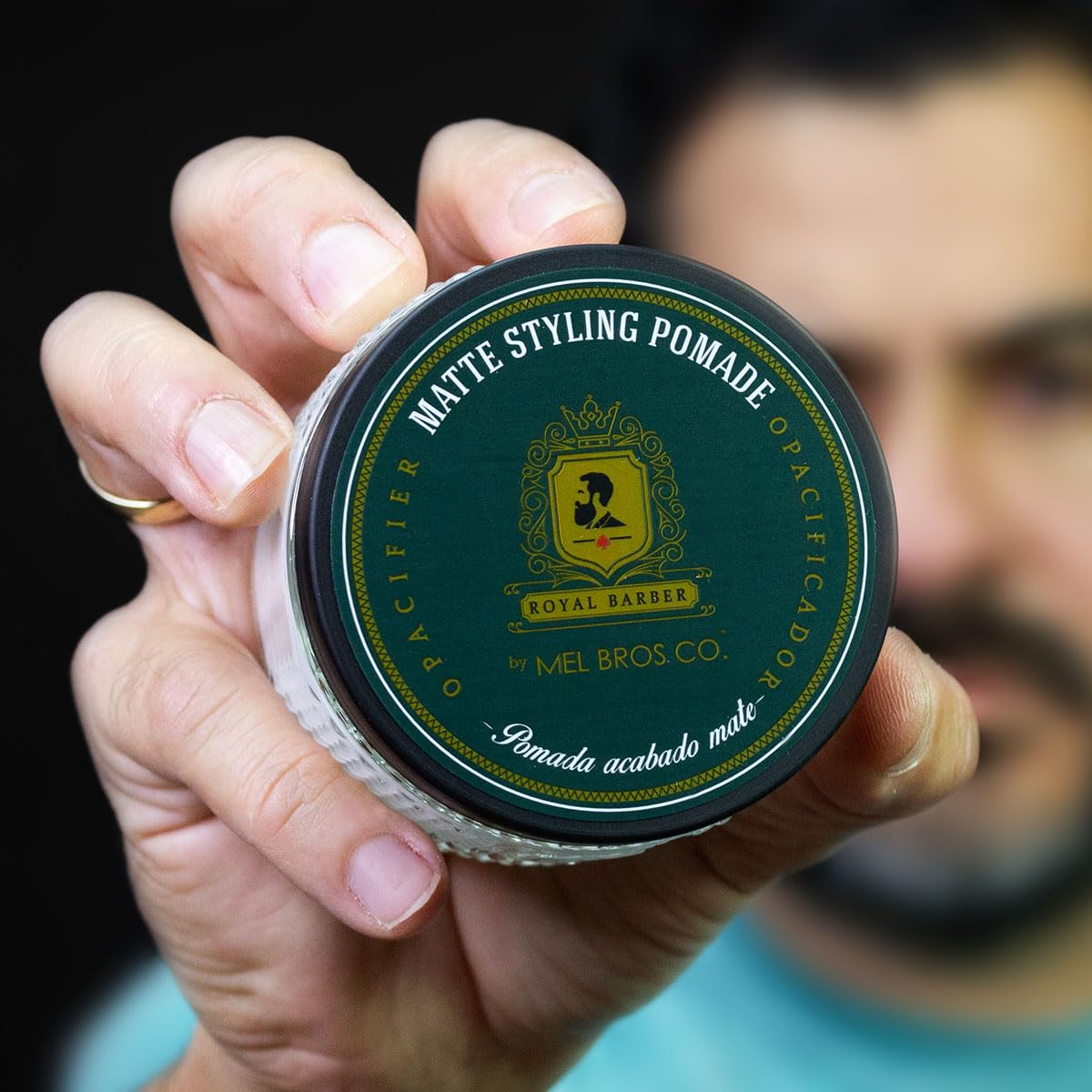 MEL BROS CO. - ROYAL BARBER Hair Styling Pomade - Pomada para estilizar Cabello (4oz / 118 ml, Mate)