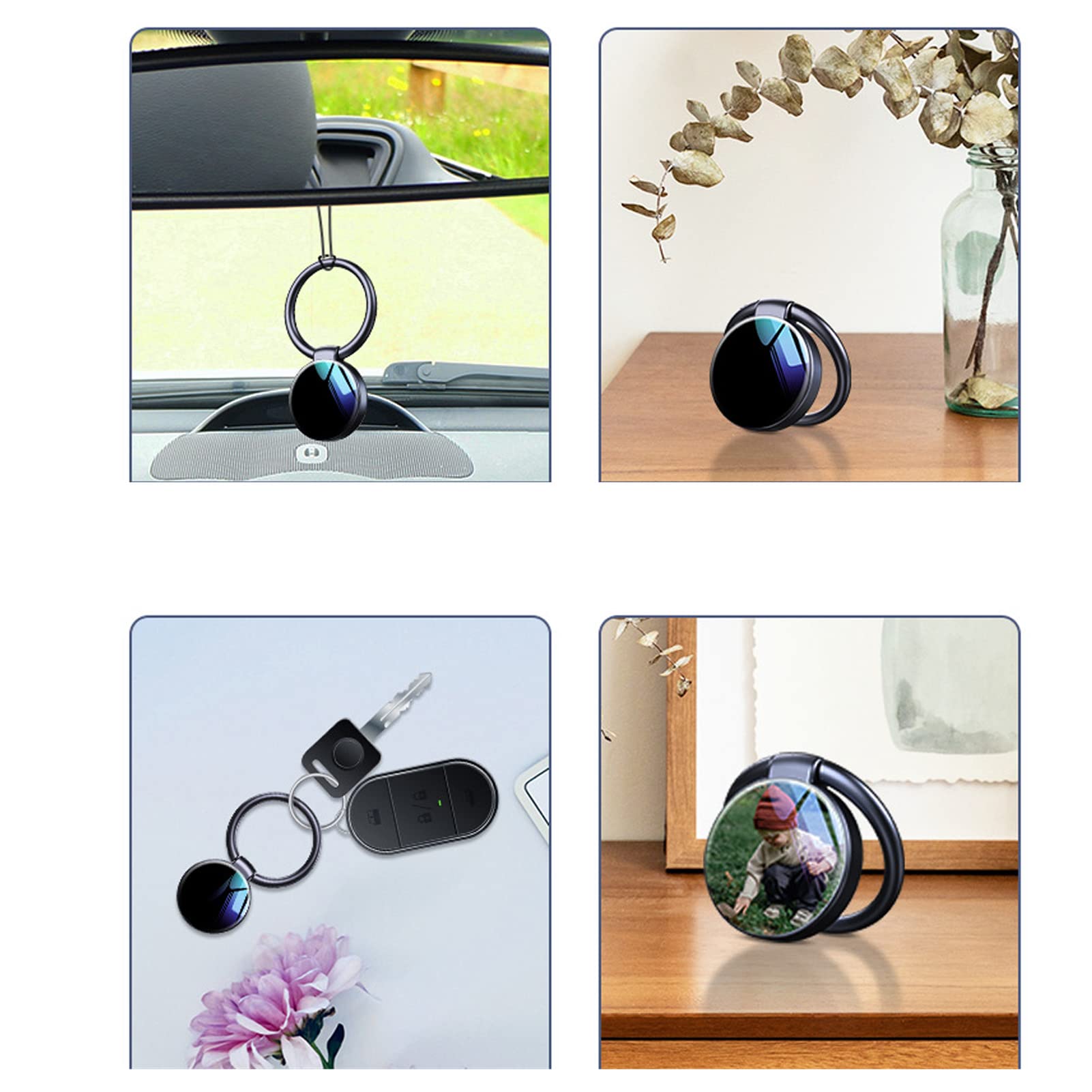 Heayzoki Grabadora Activada por Voz, Diseño de Llavero con Reducción de Ruido HD Mini Grabadora de MP3 Dispositivo de Grabación para Entrevista de Reunión de Estudio((16 GB))
