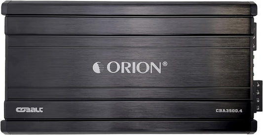 Amplificador de Audio para Coche Orion Cobalt Azul, 4 Canales Clase A/B, 1750 W RMS, 3500 W Max, Potencia de Graves MOSFET para Subwoofer Estéreo de 2 Ohmios Estable