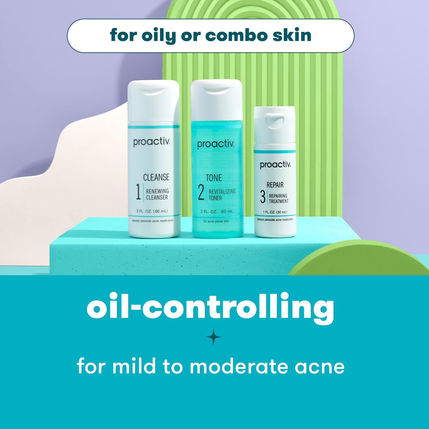 Kit de Inicio Sistema de Tratamiento para Acné Proactiv 3 Step