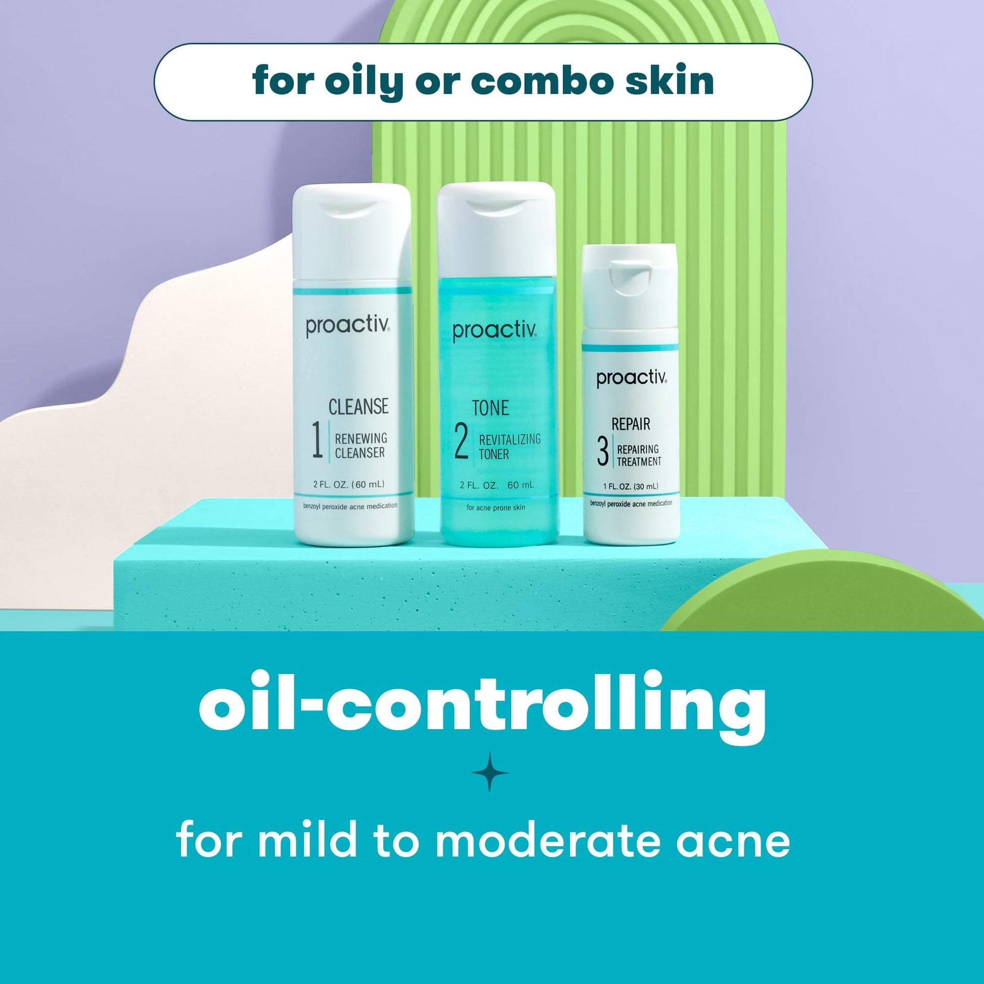 Kit de Inicio Sistema de Tratamiento para Acné Proactiv 3 Step