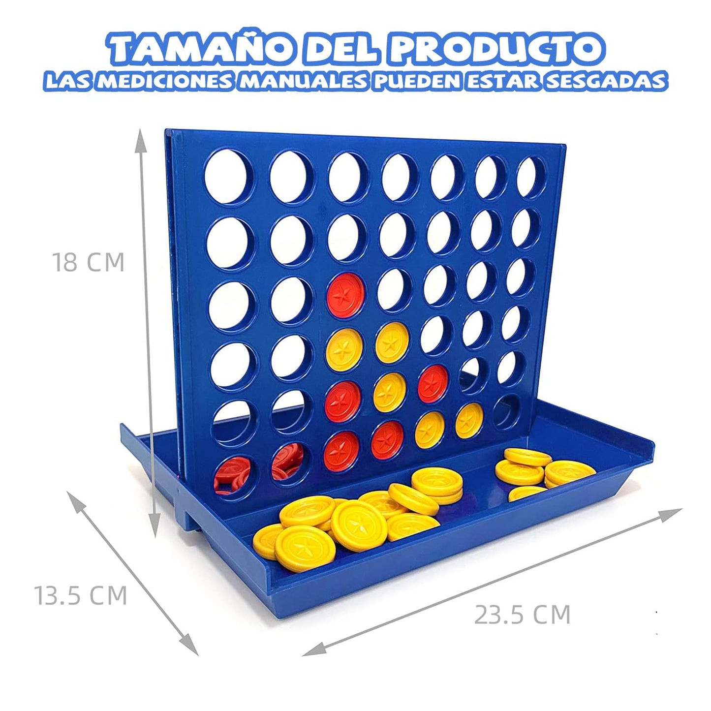 Juego de Mesa TYWGZVZ Clásico Conecta Estrategia para Niñas y Niños