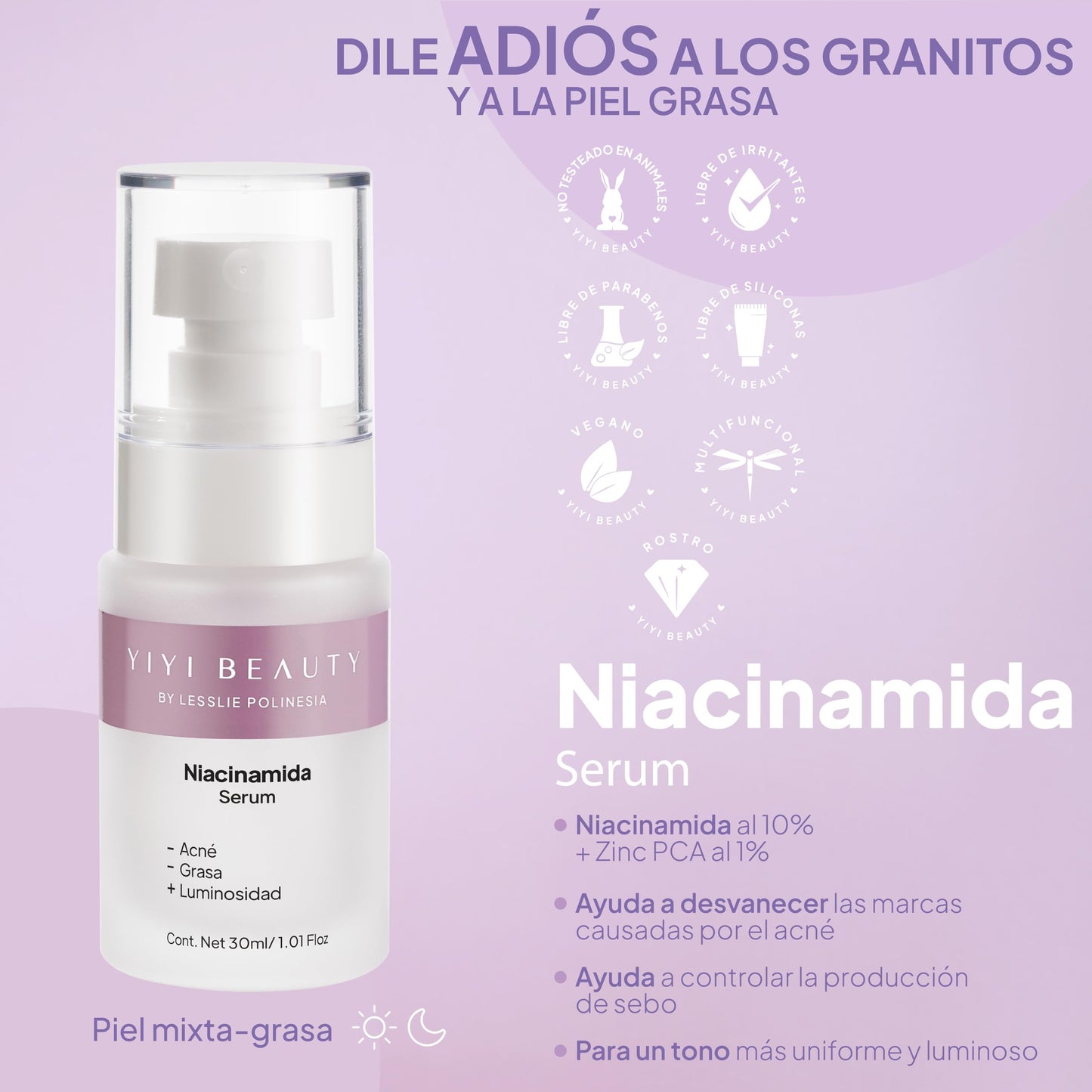 Pack Serum Aclarante Niacinamida + Vitamina C