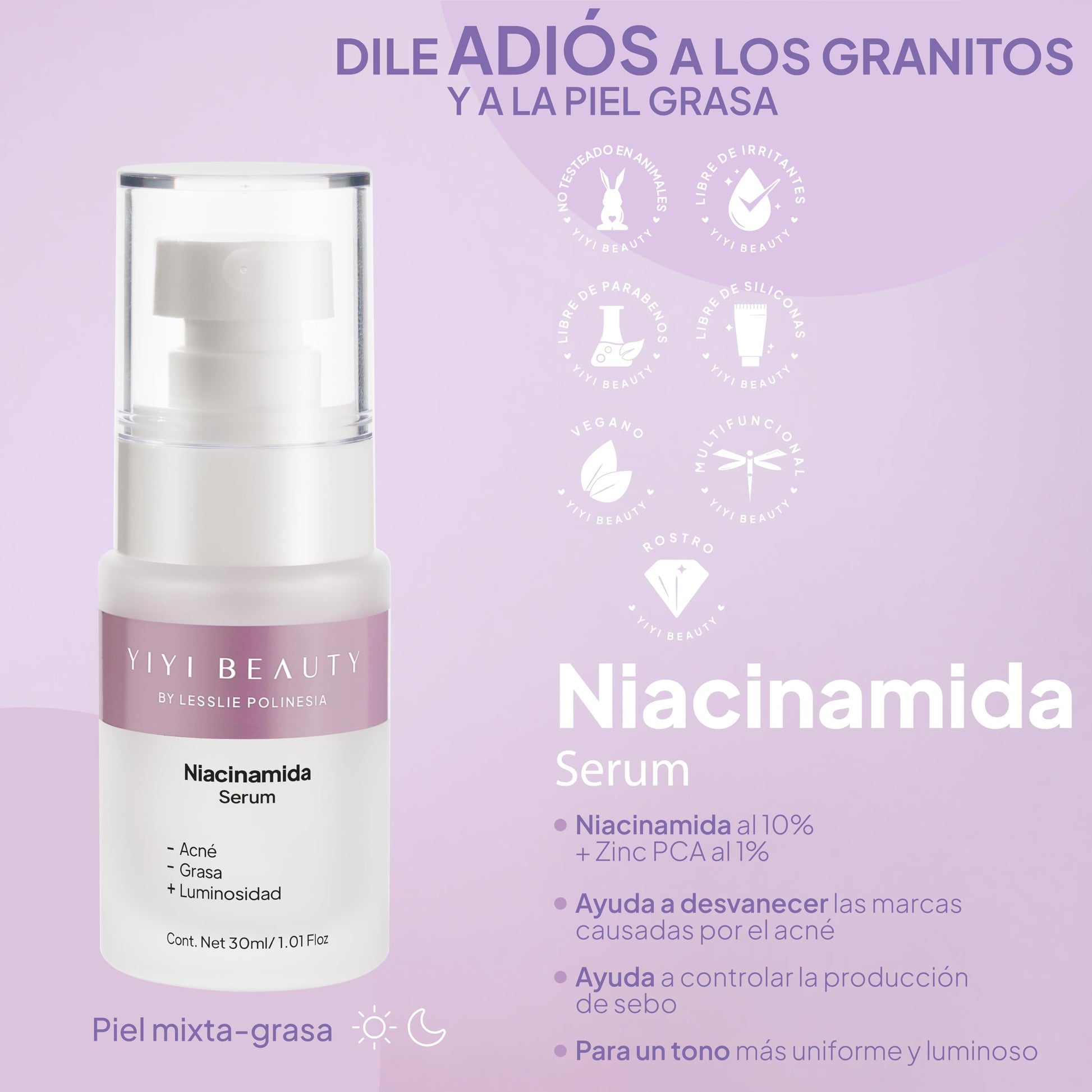 Pack Serum Aclarante Niacinamida + Vitamina C