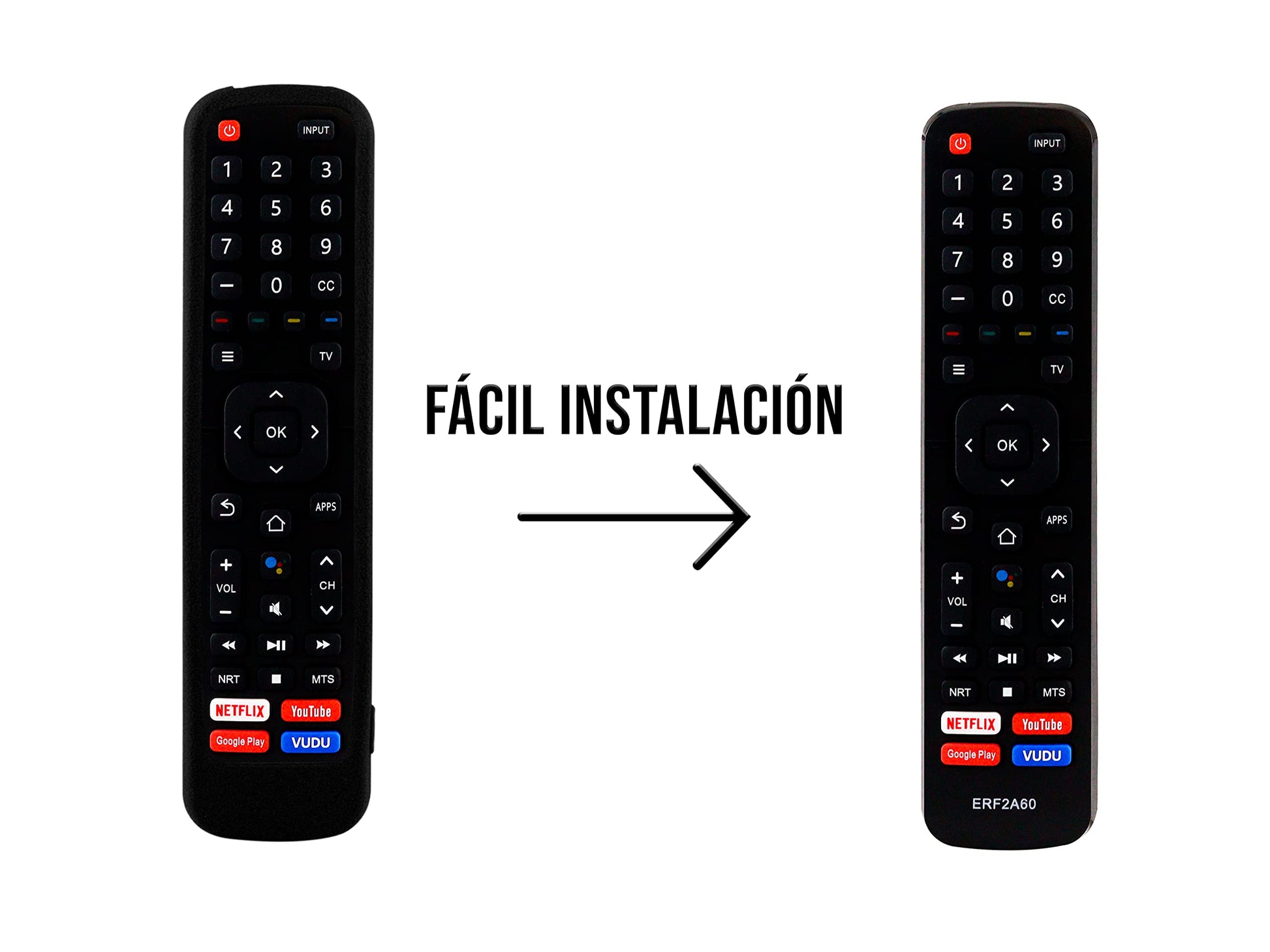 CONTROL EXPERT Funda para Control Hisense Sharp EN2A27 Case Protector Smart TV