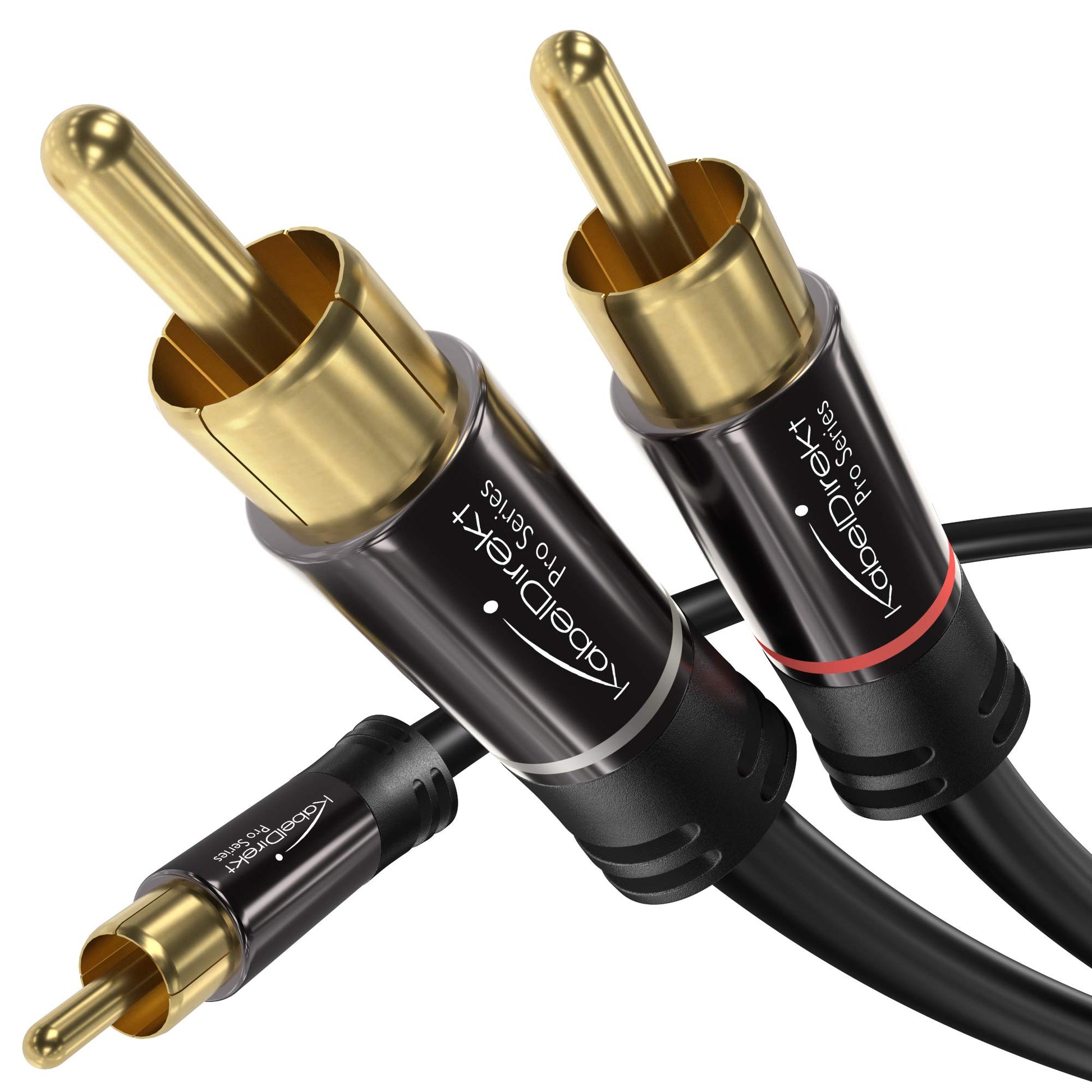 KabelDirekt – Cable RCA Coaxial – 1×2 – 15ft/4.5m – serie PRO, 1 a 2